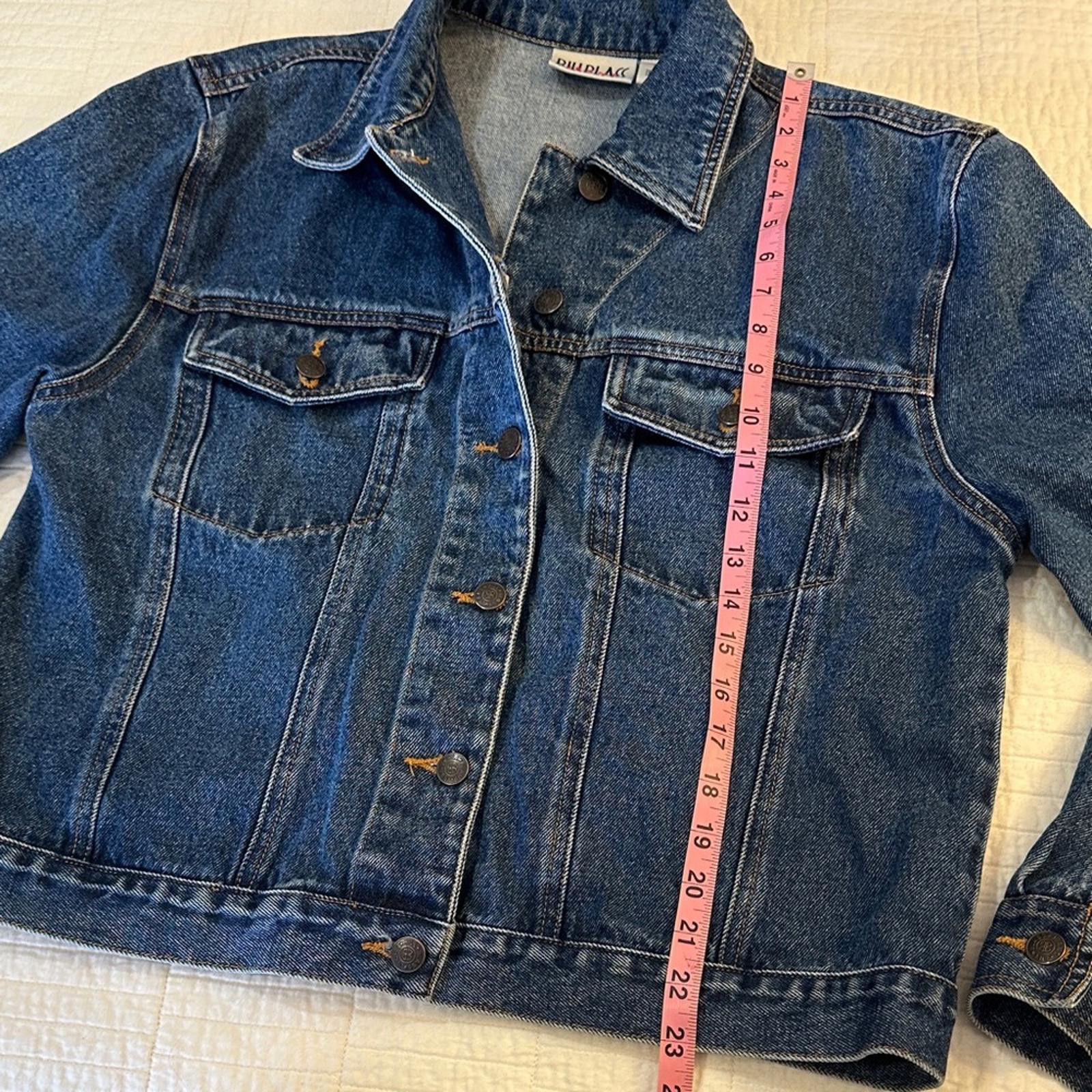 Bill Blass Vintage Oversized Jean Jacket Large Bill Blass EUC Denim EUC Size L / US 10 / IT 46 - 6 Thumbnail