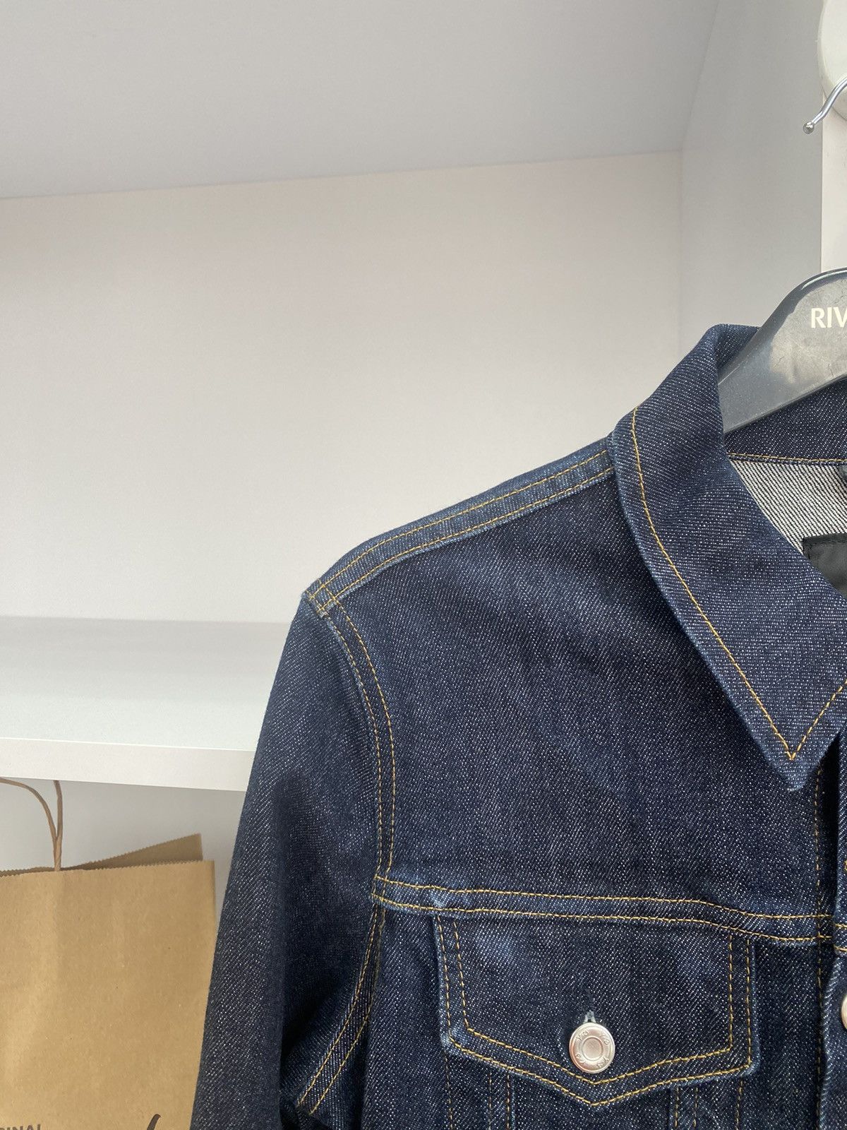 Vintage × Y-3 × Yohji Yamamoto Vintage Y-3 Women’s Denim Jeans Jacket Size L / US 10 / IT 46 - 7 Thumbnail
