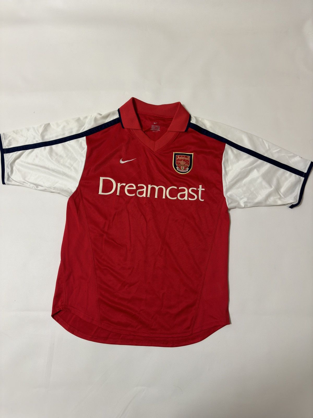 image of Nike Vintage 2000 - 2002 Arsenal Home Football Shirt Jersey in Red, Men's (Size Small)