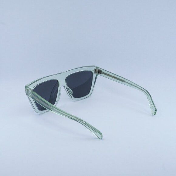 Celine New Celine CL40256I 93A Sunglasses - Light Green Transparent Size ONE SIZE - 9 Thumbnail