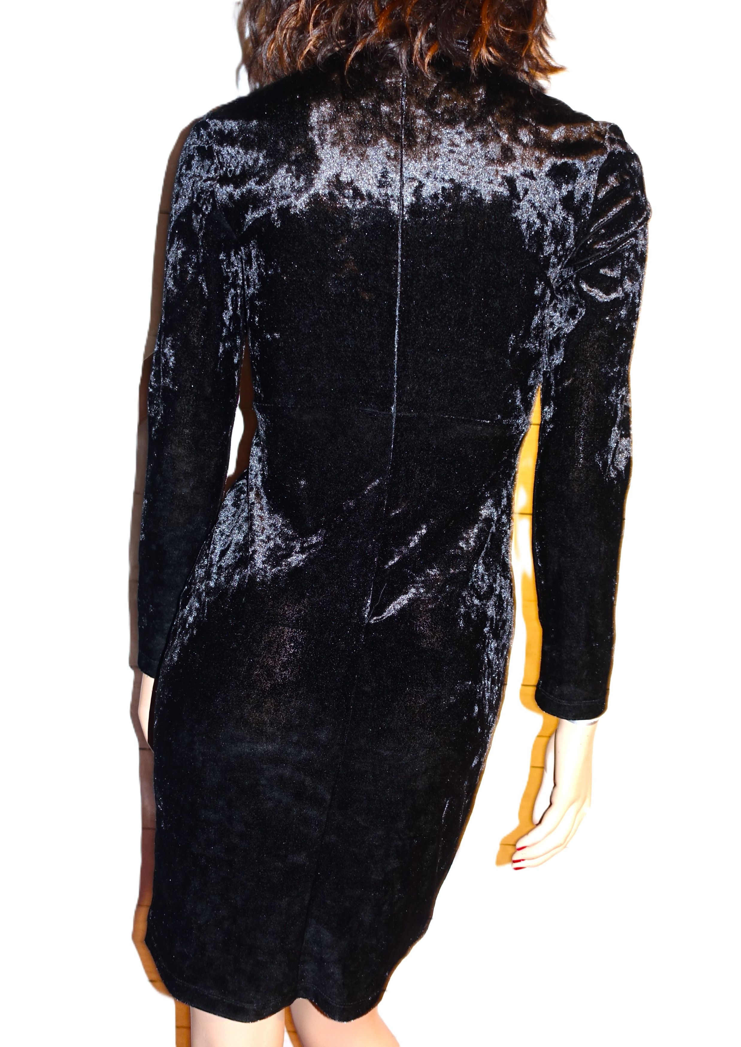 Other Bardot Black Choker Velvet Dress 4 Size S / US 4 / IT 40 - 5 Thumbnail