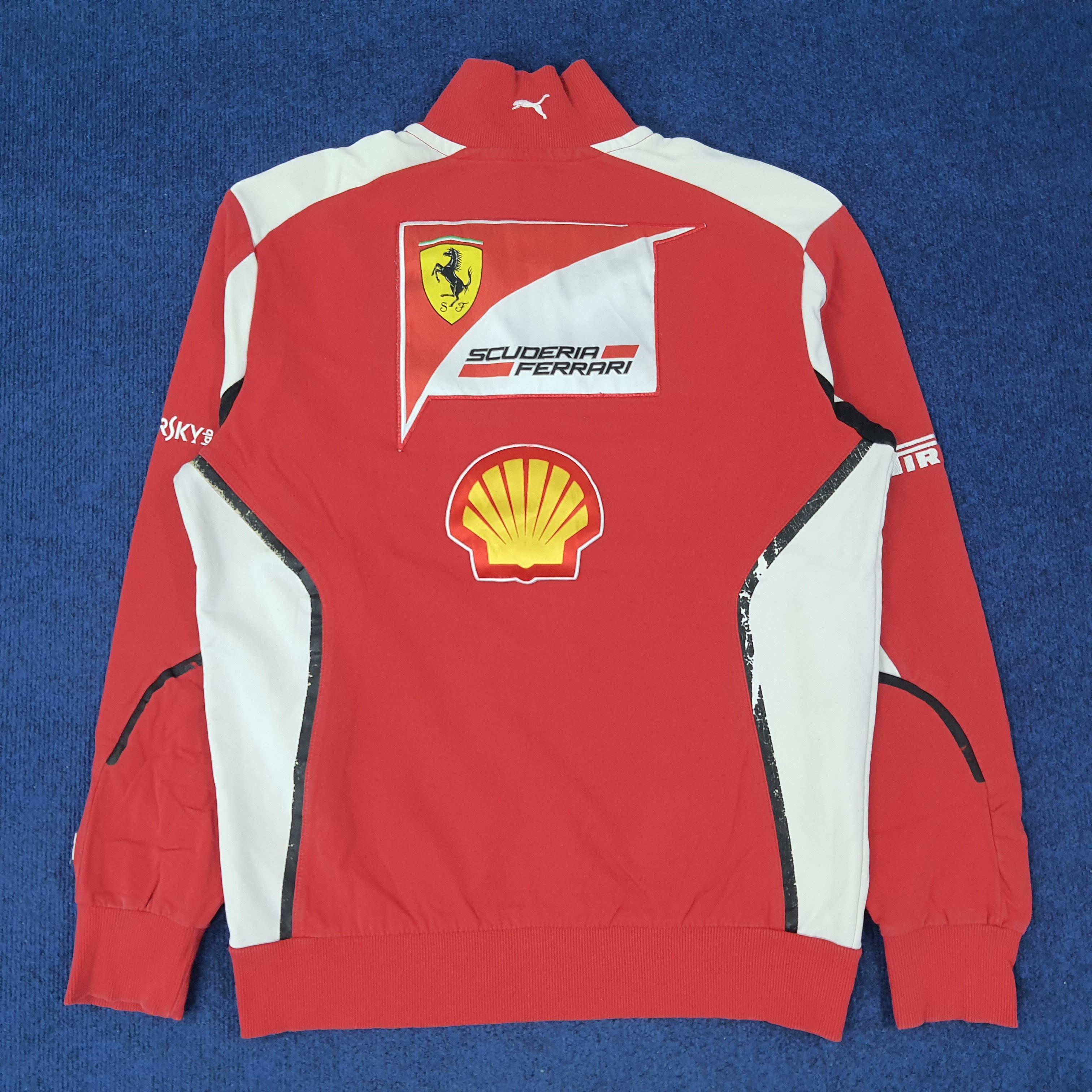 Puma × Vintage Vintage Puma x Ferrari Motorsports Half Zipper C234N20 Size US M / EU 48-50 / 2 - 1 Thumbnail