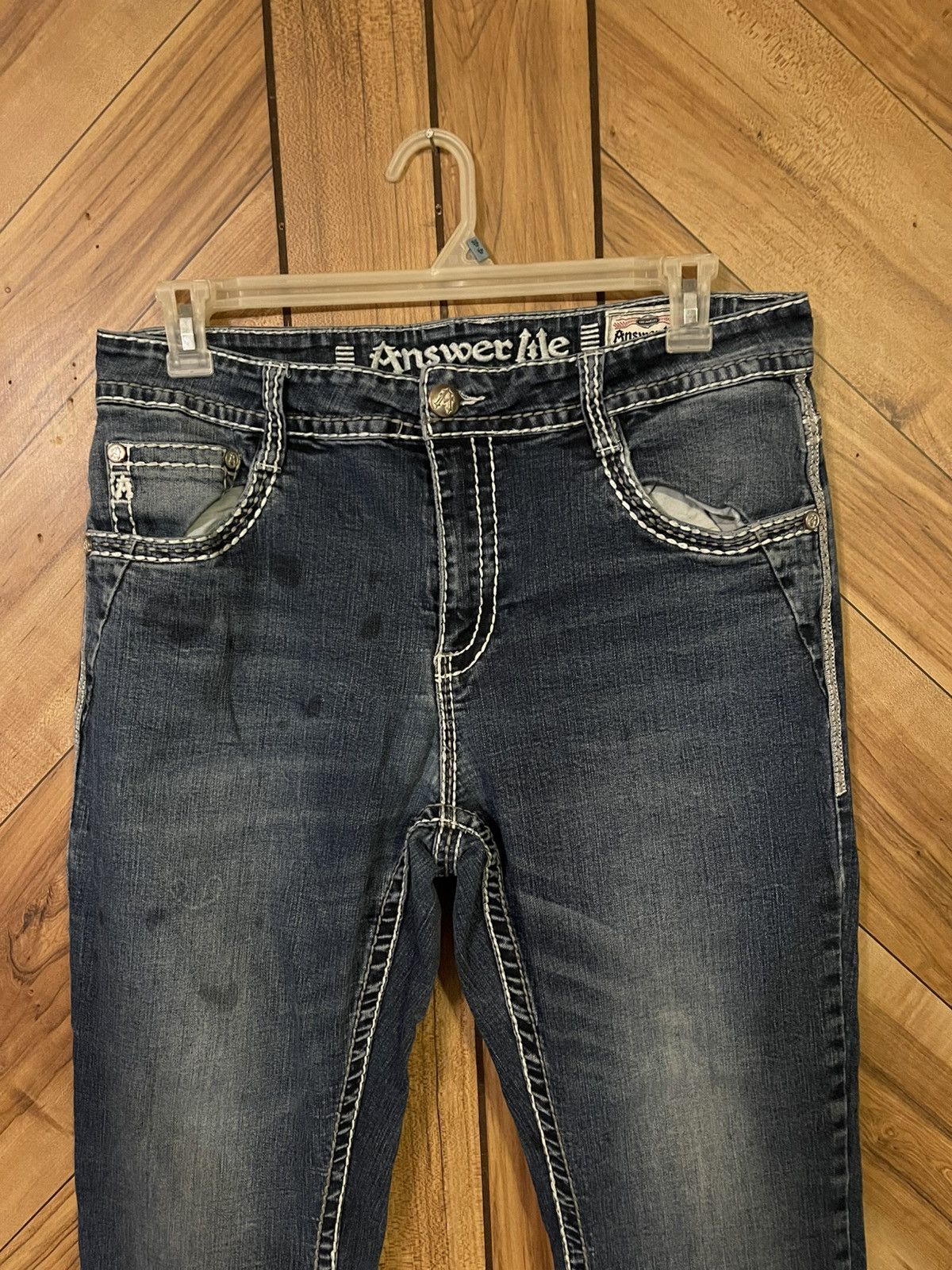 Other Answer Me Men’s 38 X 32 Straight Fit Blue Denim Jeans Size US 38 / EU 54 - 3 Thumbnail