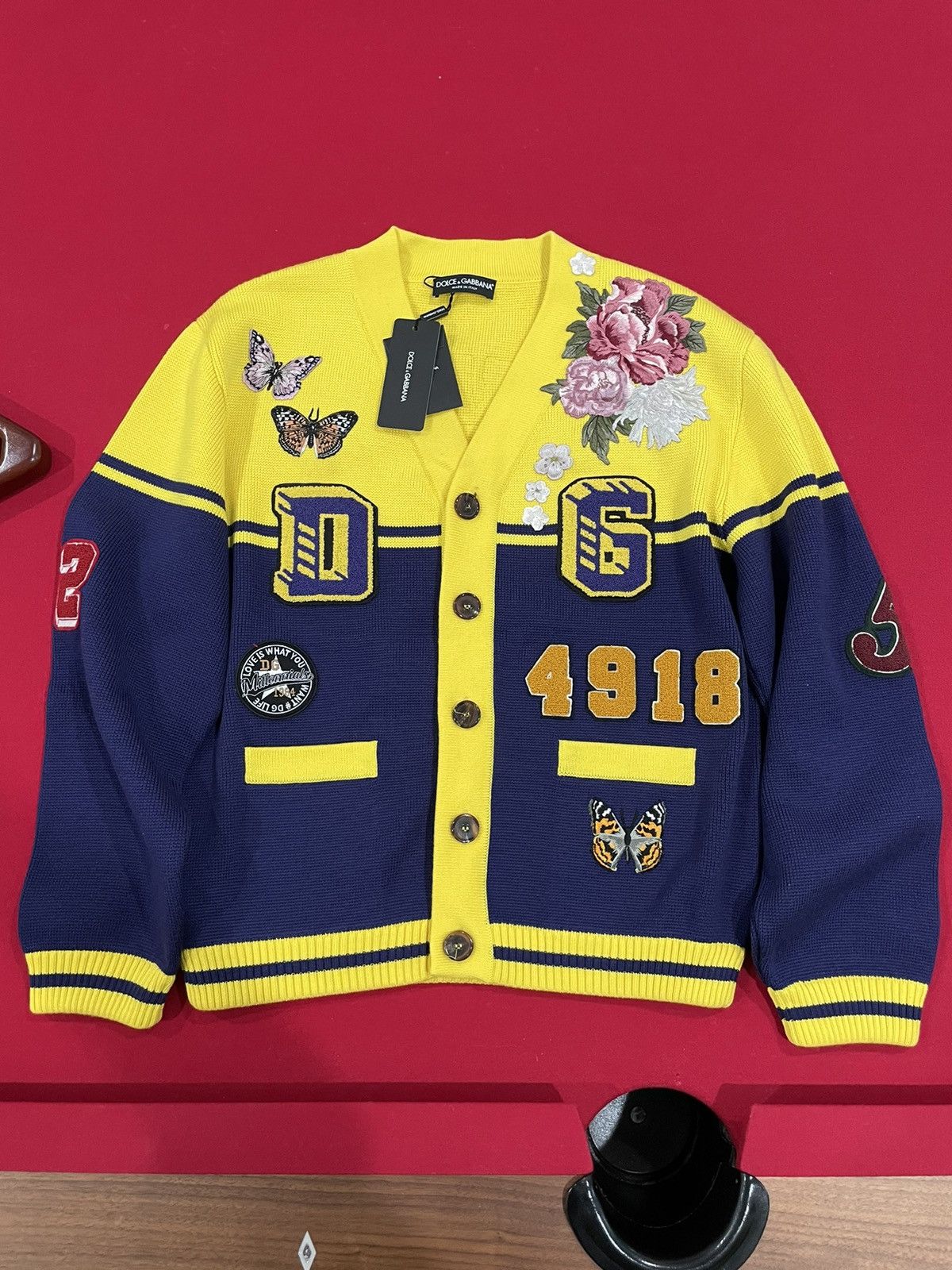 Dolce & Gabbana Varsity cardigan Size US M / EU 48-50 / 2 - 1 Thumbnail