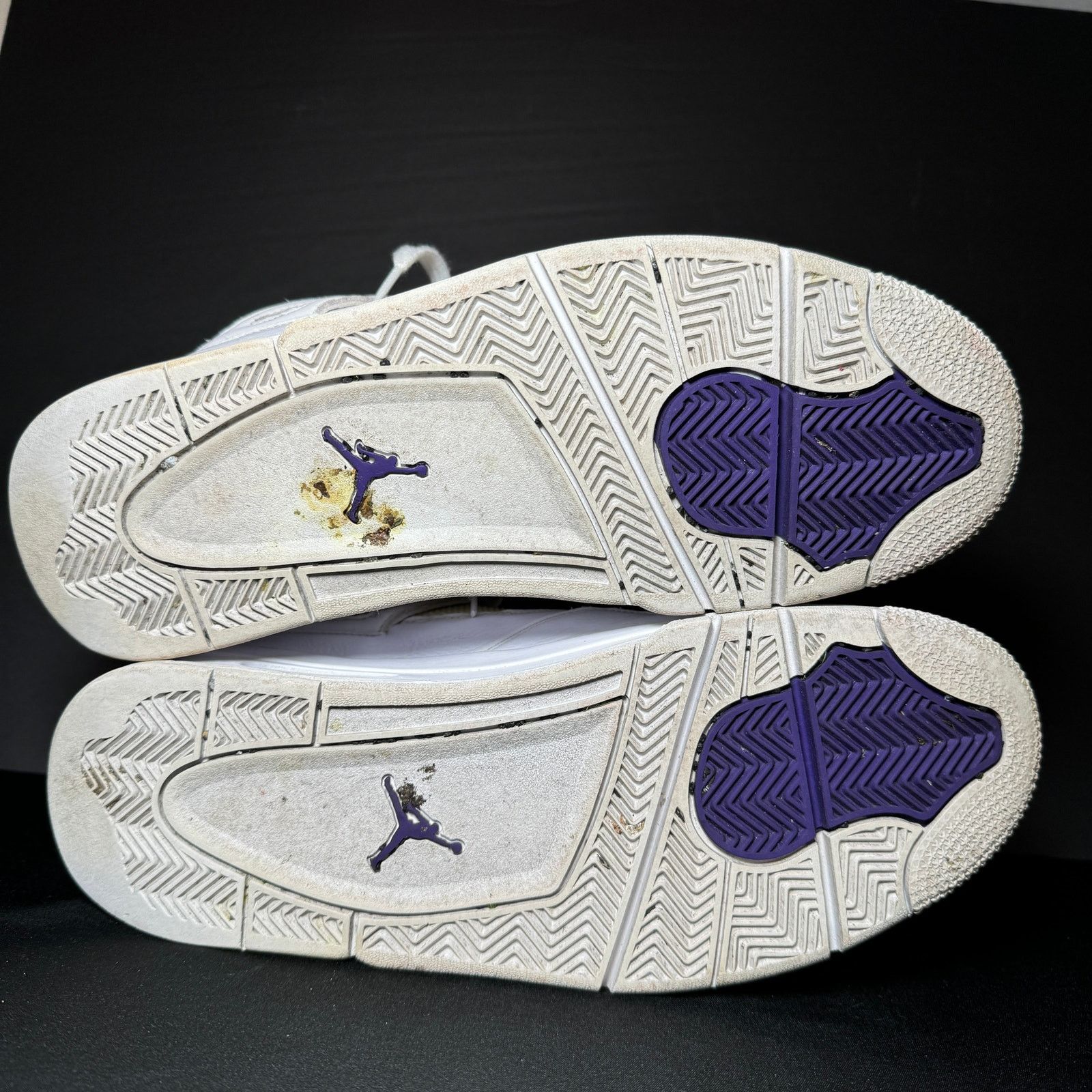 Jordan Brand × Nike Size 11 Nike Air Jordan 4 Retro Purple Metallic Men's Shoes Size US 11 / EU 44 - 9 Thumbnail
