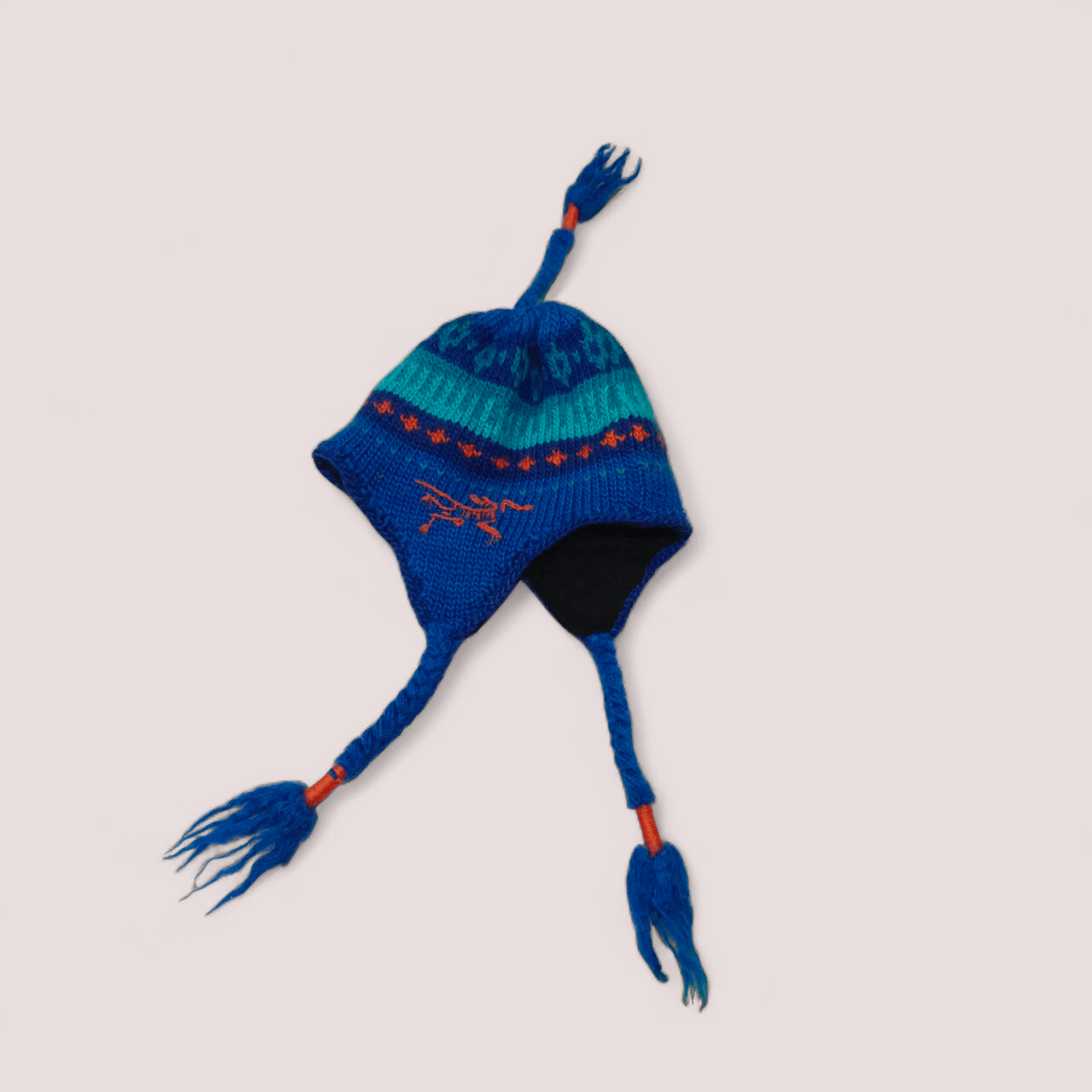 Arc'teryx Arc'teryx Knit Peruvian Beanie- Blue/Teal With Ear Flaps Size ONE SIZE - 1 Thumbnail