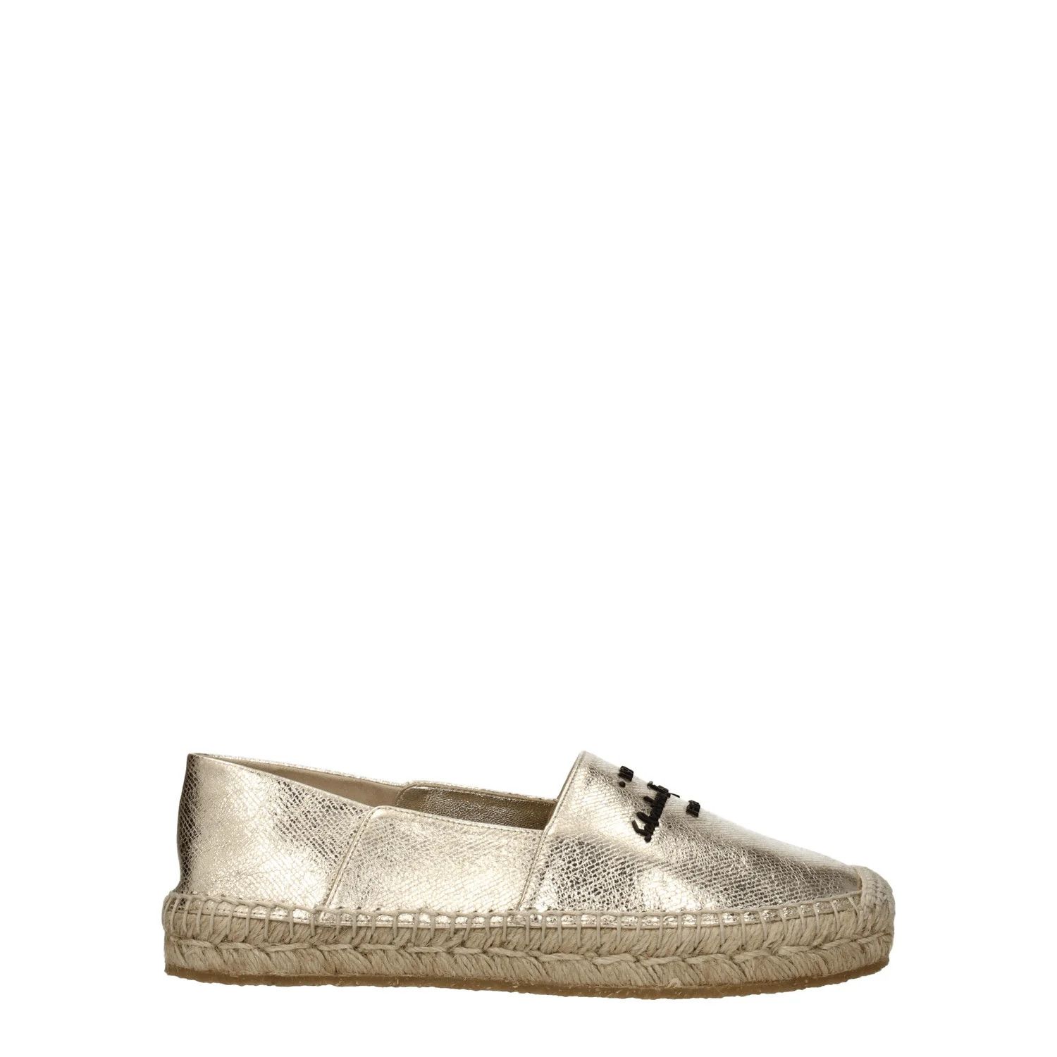 Salvatore Ferragamo ob1o1e1224 Leather Espadrilles in Gold Size US 5 / IT 35 - 1 Thumbnail