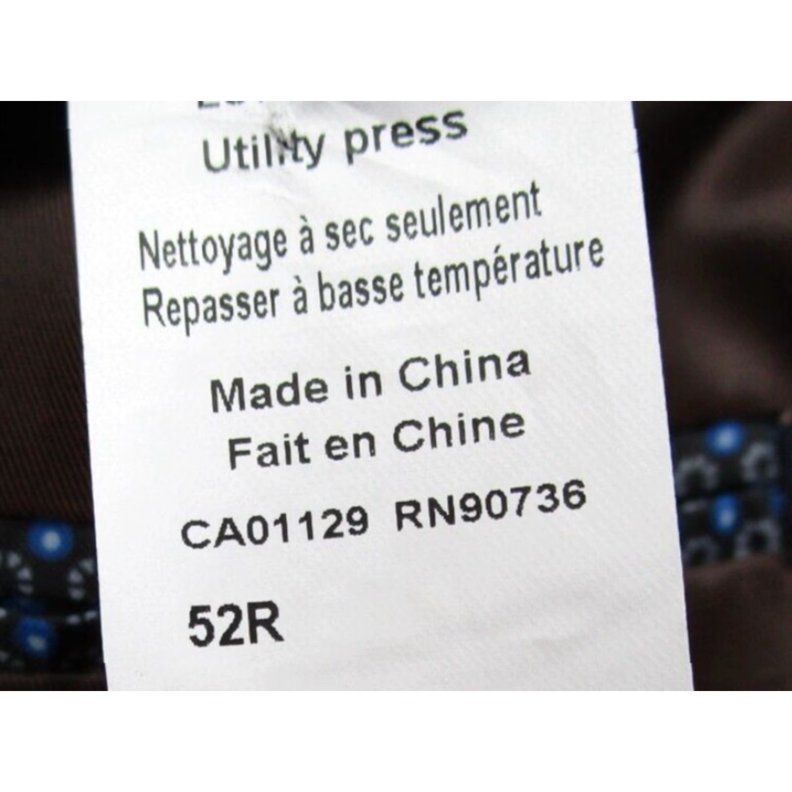 Ralph Lauren Ralph Lauren Blazer Mens 52 Regular Gray Windowpane 2-Button Wool Blend Size 52R - 5 Thumbnail