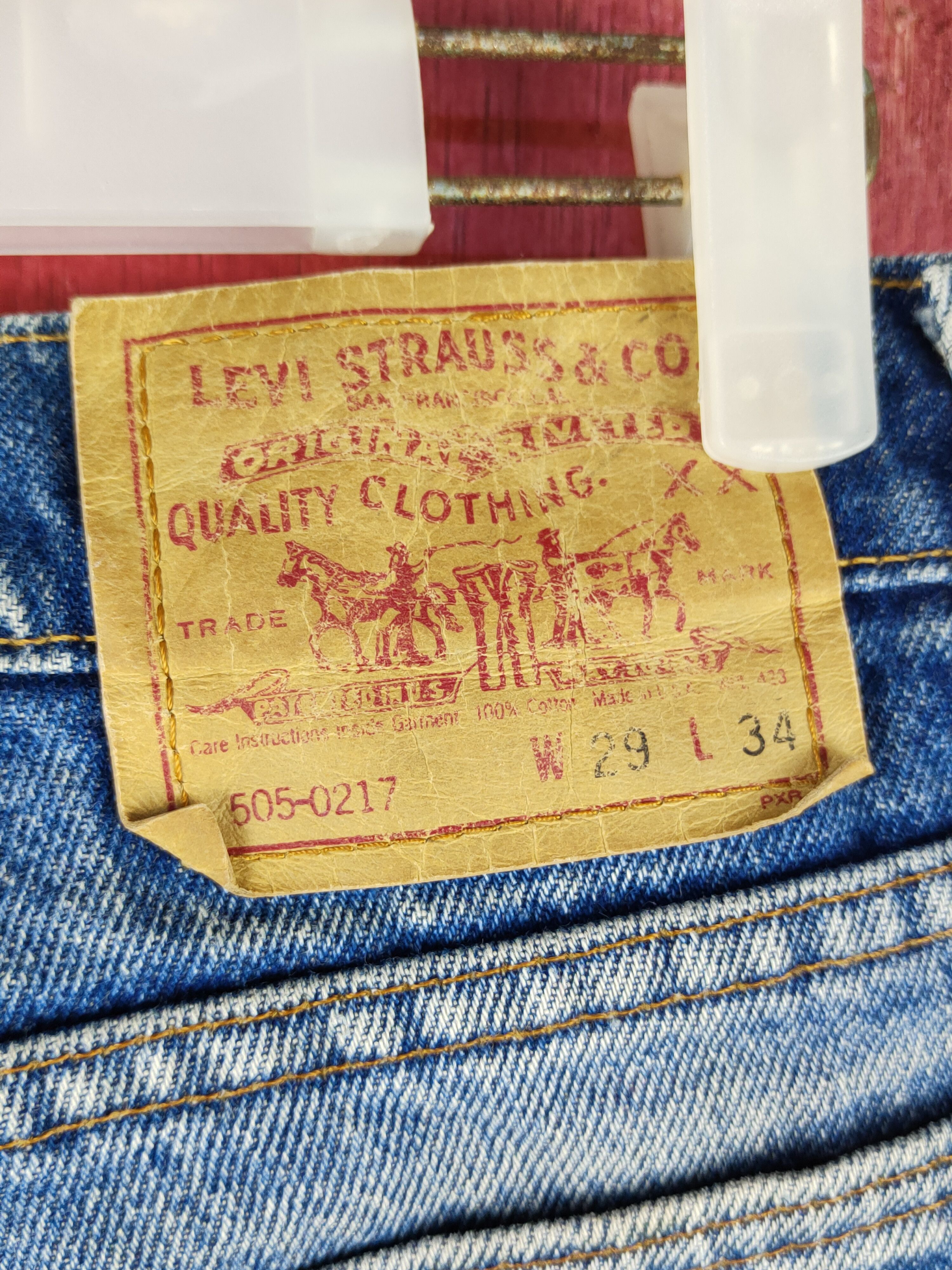 Levi's DL 505 Levi's vintage Distressed ripped Denim #S1595 Size US 28 / EU 44 - 13 Thumbnail