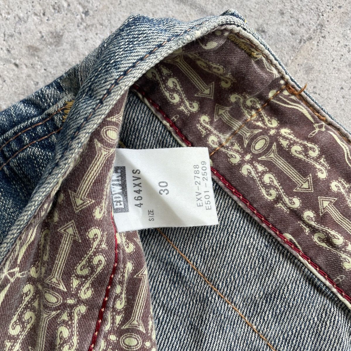 Edwin Vintage Edwin Rusty Denim Faded Distressed Jeans Pants W32 Size US 32 / EU 48 - 8 Thumbnail