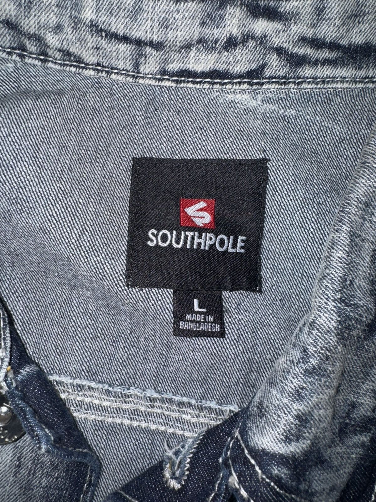 Other South Pole Blue Demin Jacket Size Large Size US L / EU 52-54 / 3 - 2 Thumbnail
