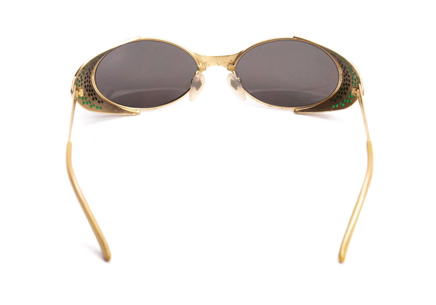 Jean Paul Gaultier Color Frame Sunglasses in Gold Green Size ONE SIZE - 6 Thumbnail