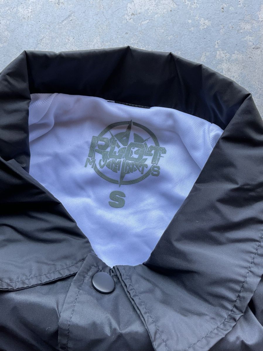 Vintage Plot Mvmnts Windbreaker Jacket Black Size US S / EU 44-46 / 1 - 5 Thumbnail