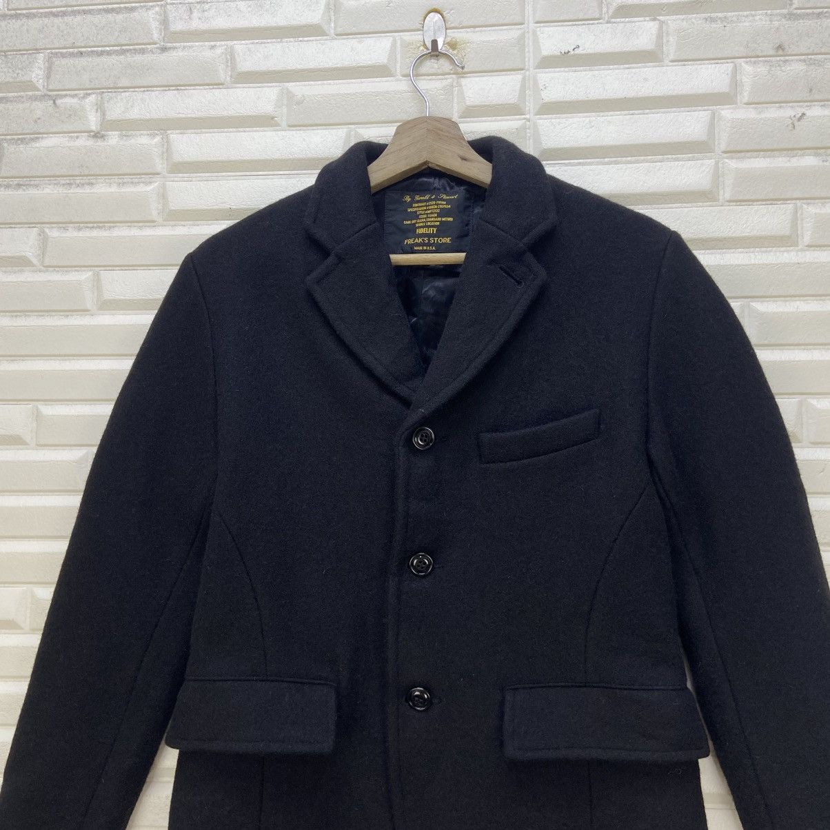 Fidelity Fidelity X Freak’s Store by Gerald & Stewart Wool Coat Size US S / EU 44-46 / 1 - 4 Thumbnail