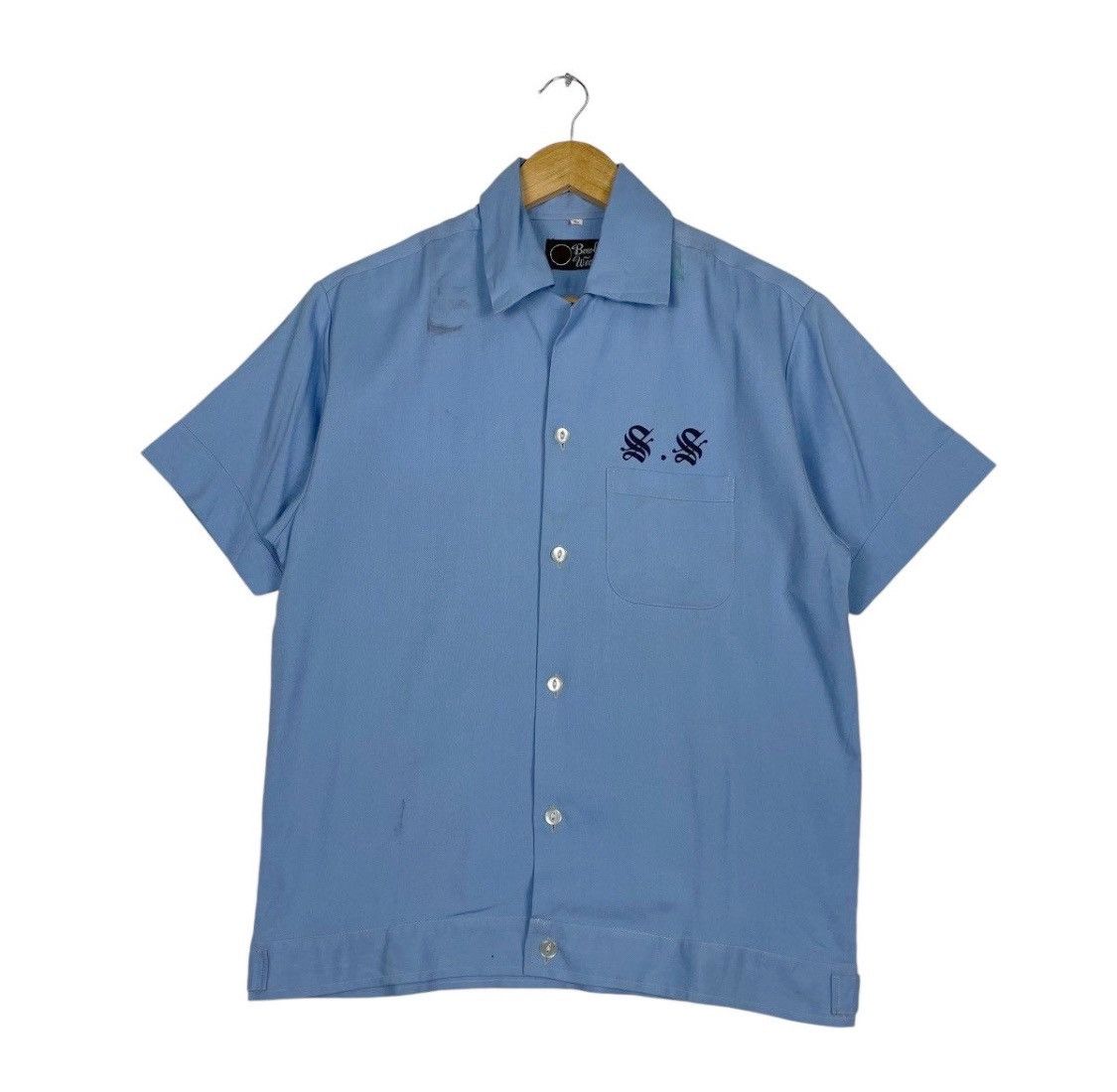 Japanese Brand × Vintage 💥80s SUGI BOWLING SHIRT BUTTON WEAR Size US M / EU 48-50 / 2 - 2 Thumbnail