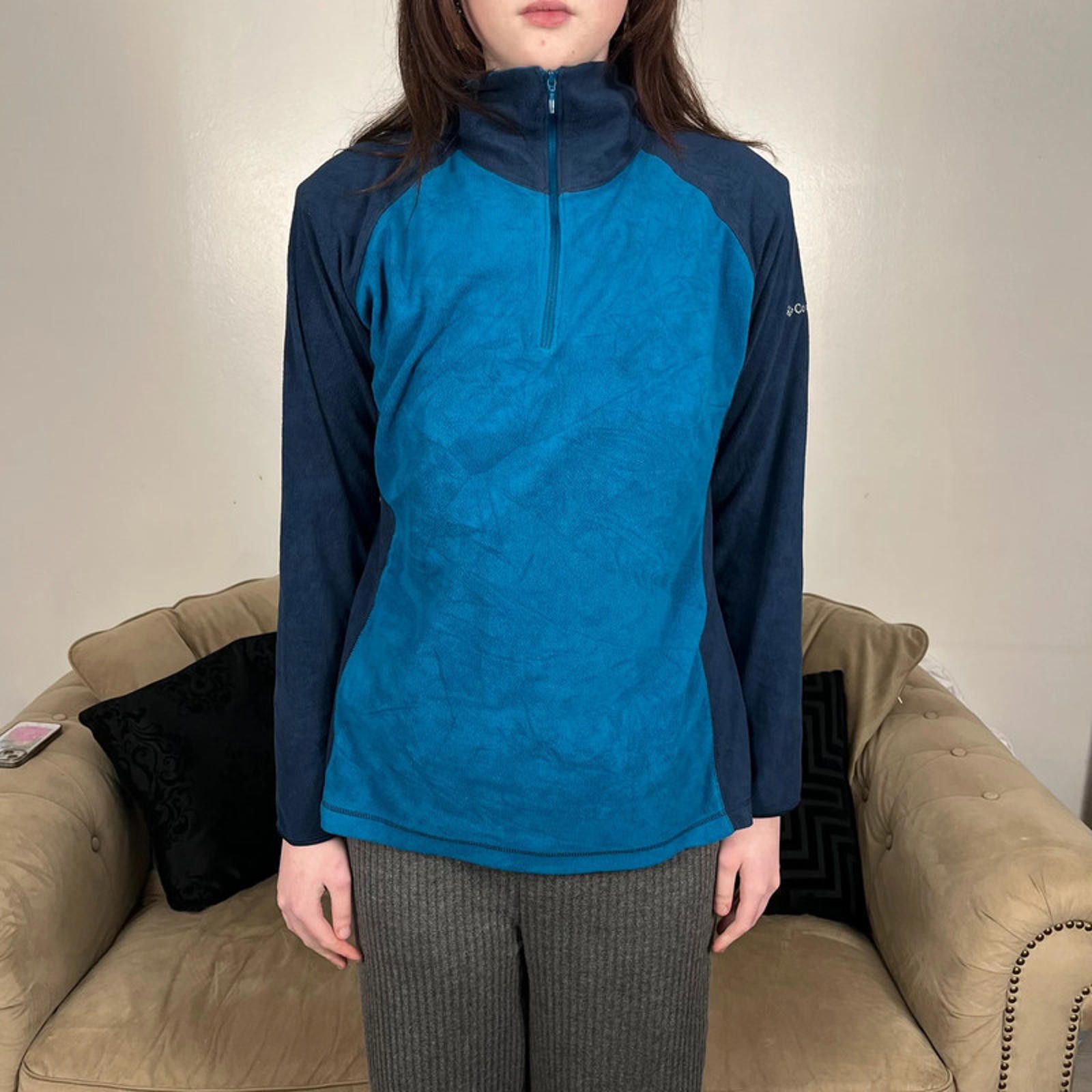 Columbia Columbia Fleece - Women’s XL - Blue/Navy Size L / US 10 / IT 46 - 1 Thumbnail