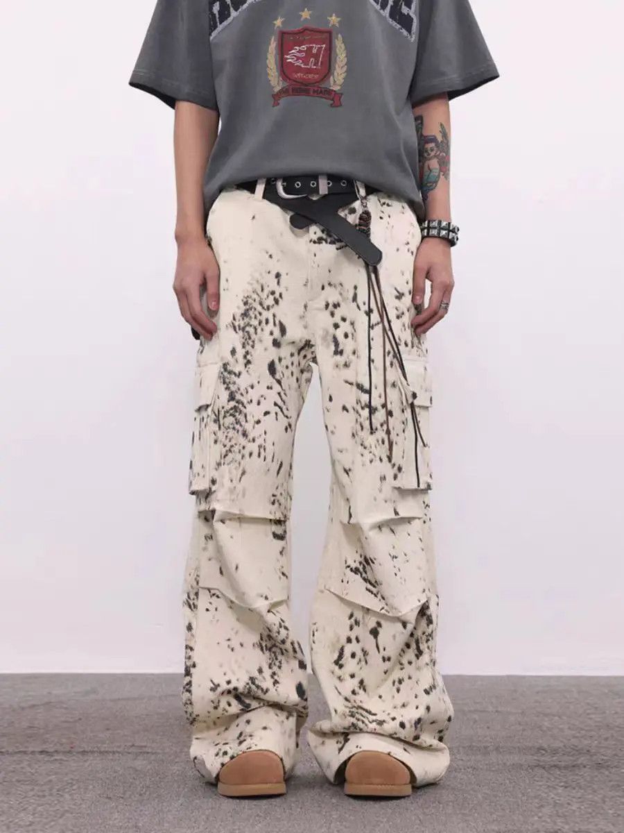 Designer × Japanese Brand Vintage Streetwear Hip Hop Loose Casual Pants Size US 33 - 1 Thumbnail