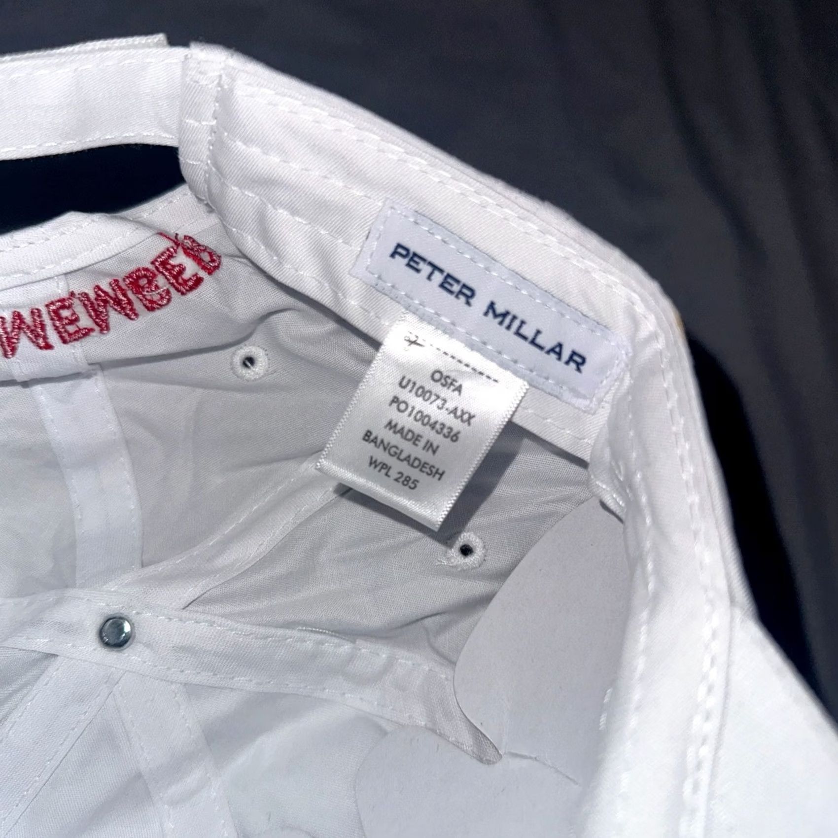 Peter Millar Shinnecock Hills Golf Club Hat Peter Millar USGA US Open White Shirt Size ONE SIZE - 6 Thumbnail