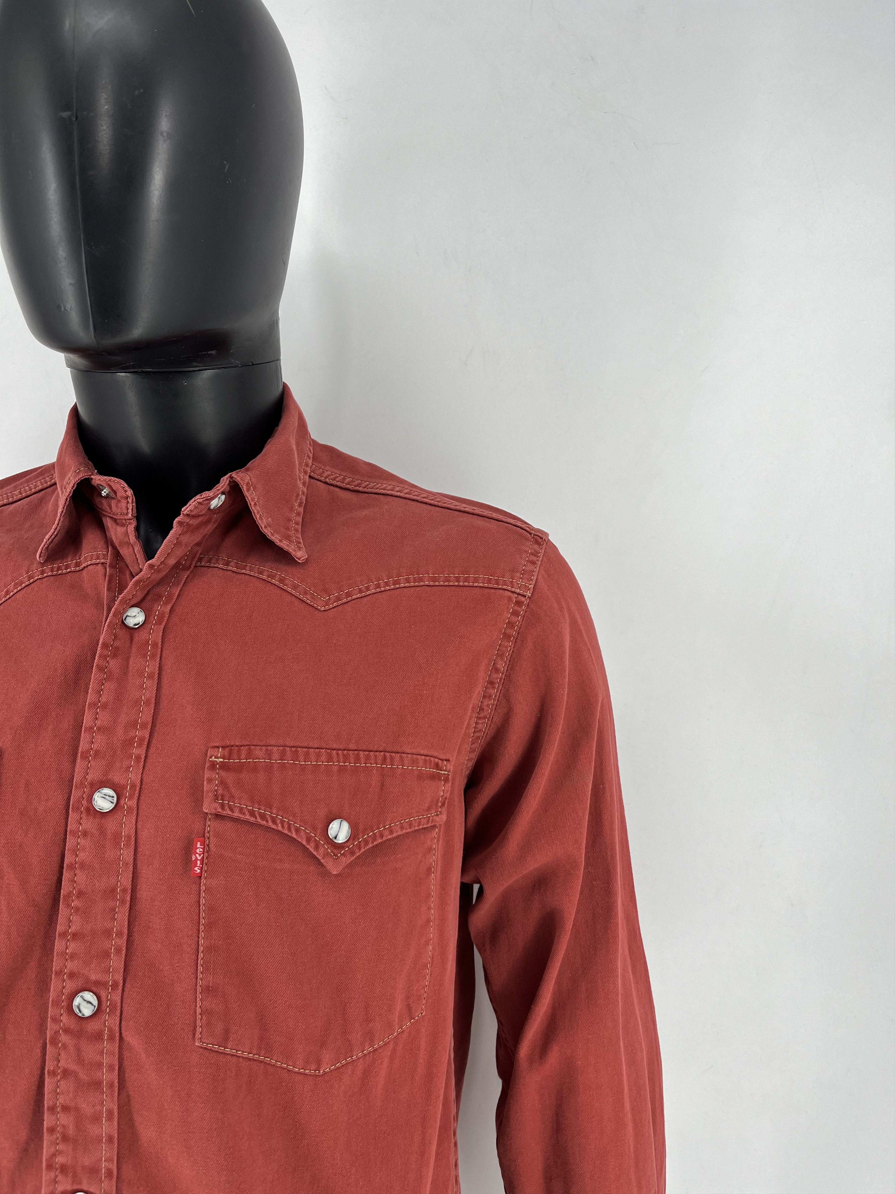 Levi's Vintage Clothing × Vintage Vintage 90s Levi’sLevi’s White Red Jacket Size US S / EU 44-46 / 1 - 7 Thumbnail