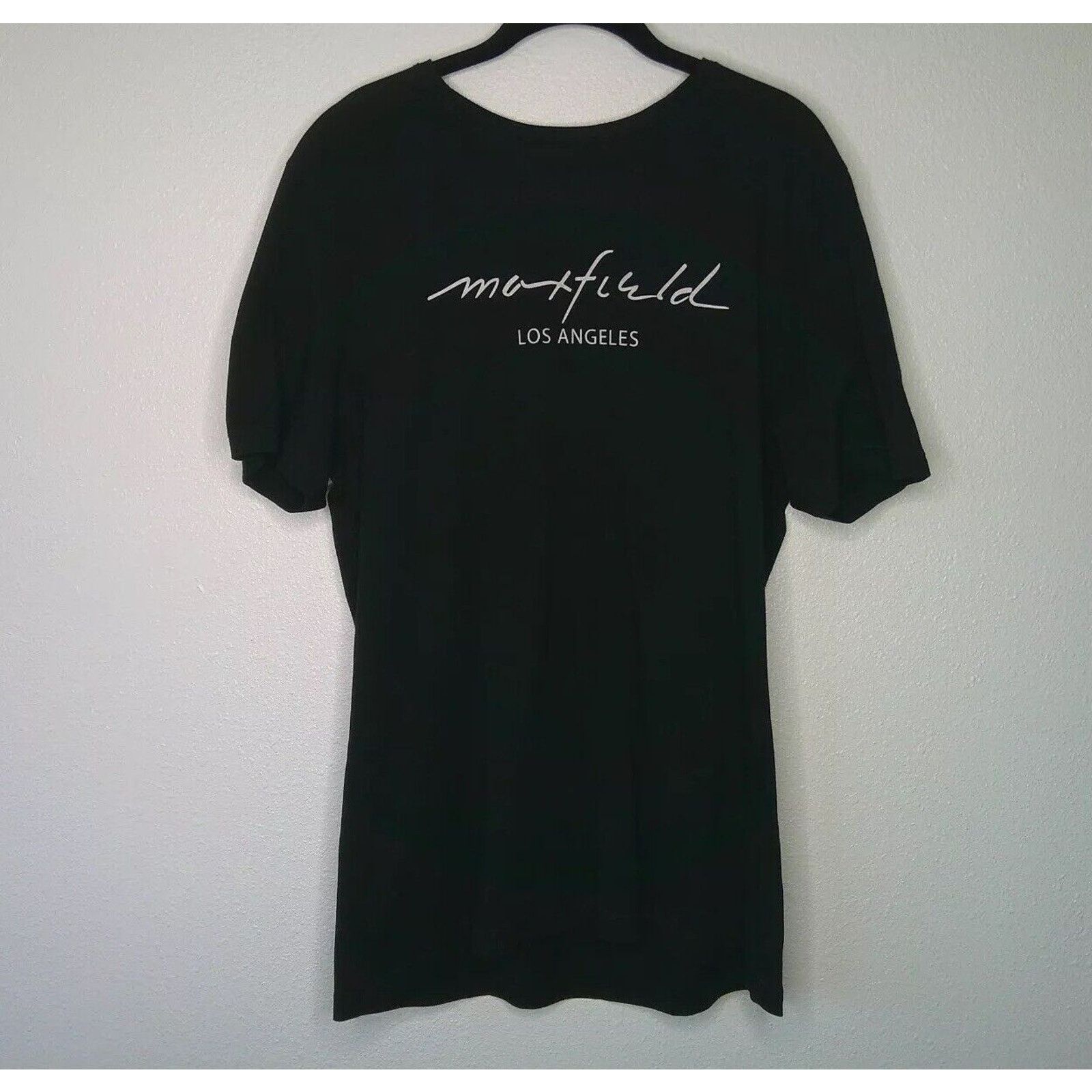 Maxfield Los Angeles Maxfield Black Tee White Maxfield Los Angeles Logo M Size US M / EU 48-50 / 2 - 1 Thumbnail