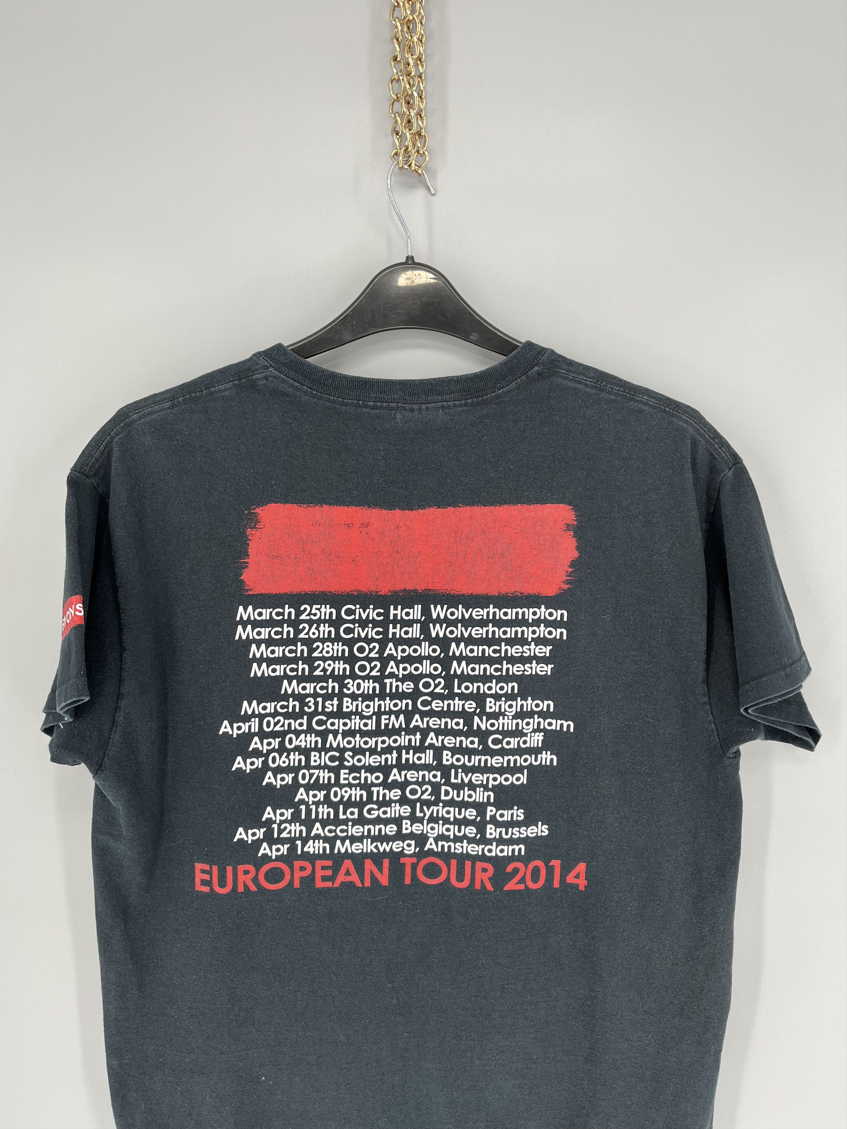 Band Tees Vintage Y2K Official Tinie Tempah Black 2014 Demonstration Size US L / EU 52-54 / 3 - 9 Thumbnail
