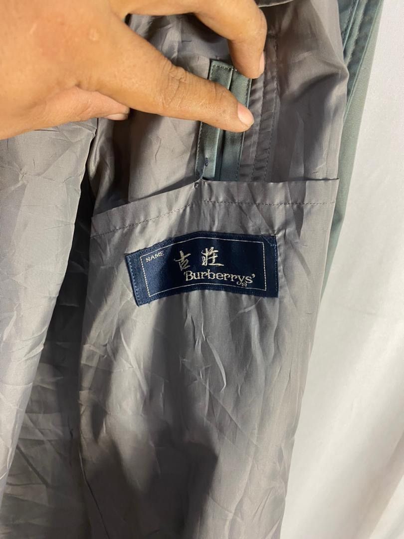 Burberry × Designer × Vintage Unisex 🔥Vintage Burberry trench coat Size US M / EU 48-50 / 2 - 8 Thumbnail