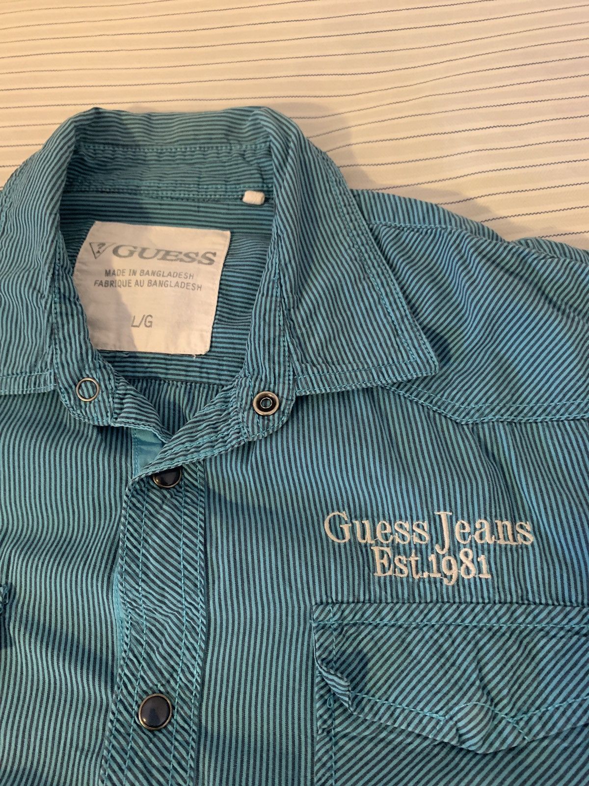 Guess Guess button up shirt Size US L / EU 52-54 / 3 - 2 Thumbnail