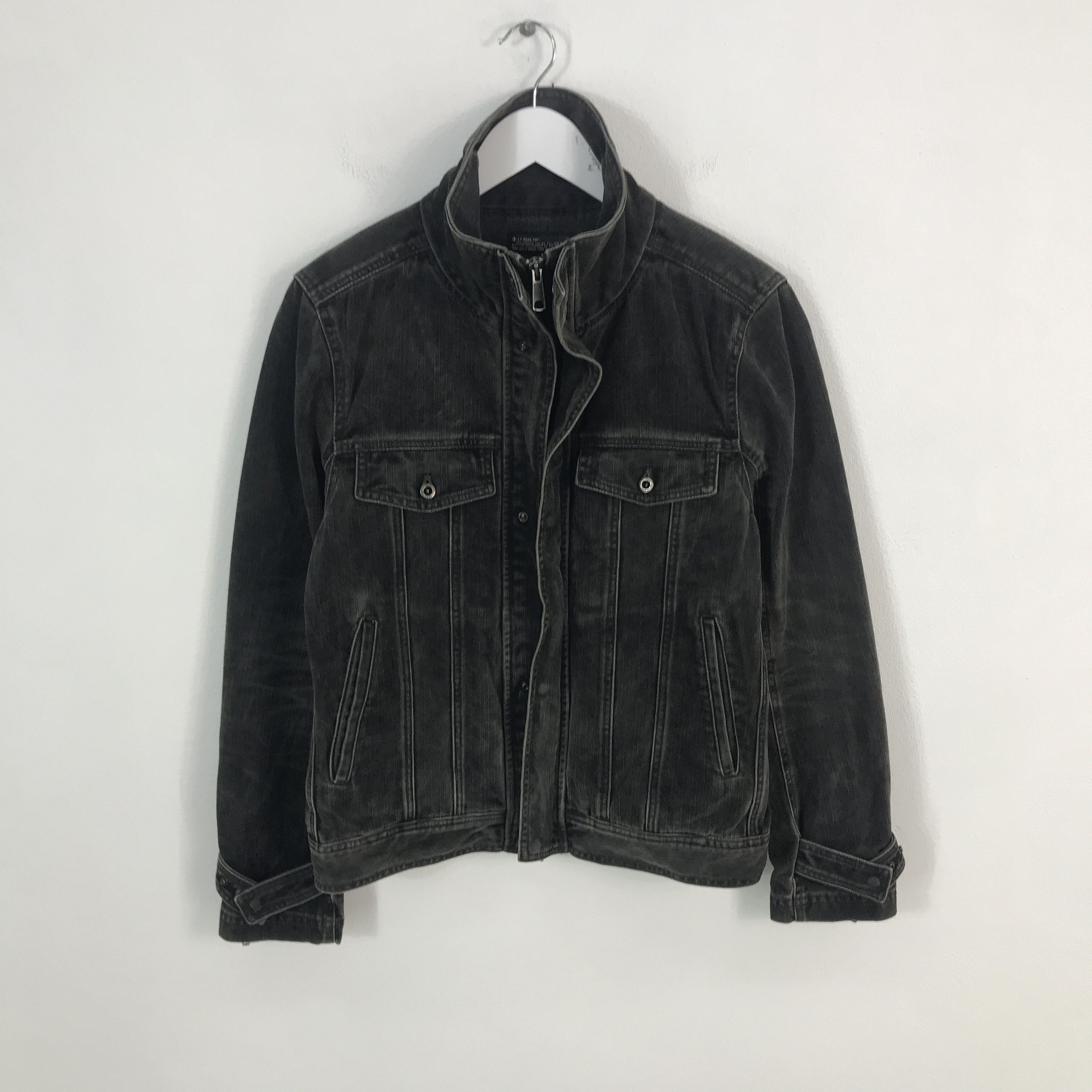 Japanese Brand × L7 Real Hip Rare L7 real hip black denim zipper jacket Size US M / EU 48-50 / 2 - 1 Thumbnail