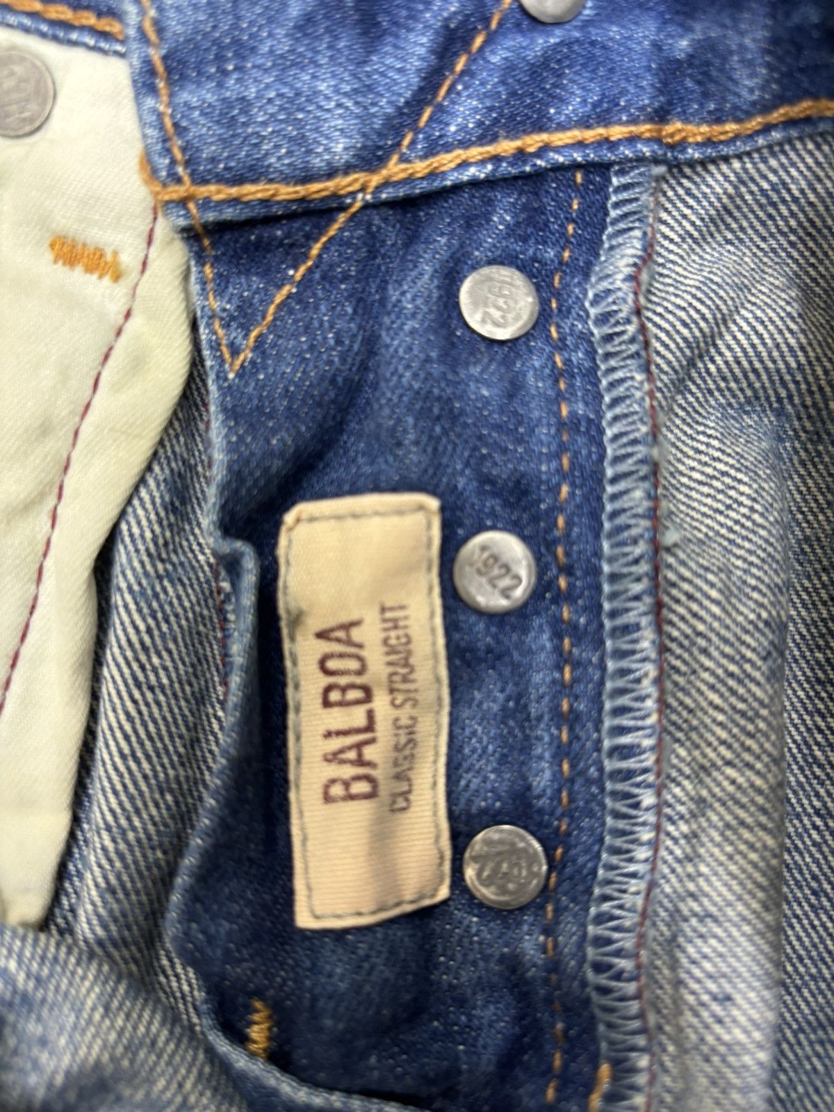 Hollister 💥90s Style💥Hollister Heavy Distressed Style Denim F636 Size US 33 - 19 Thumbnail