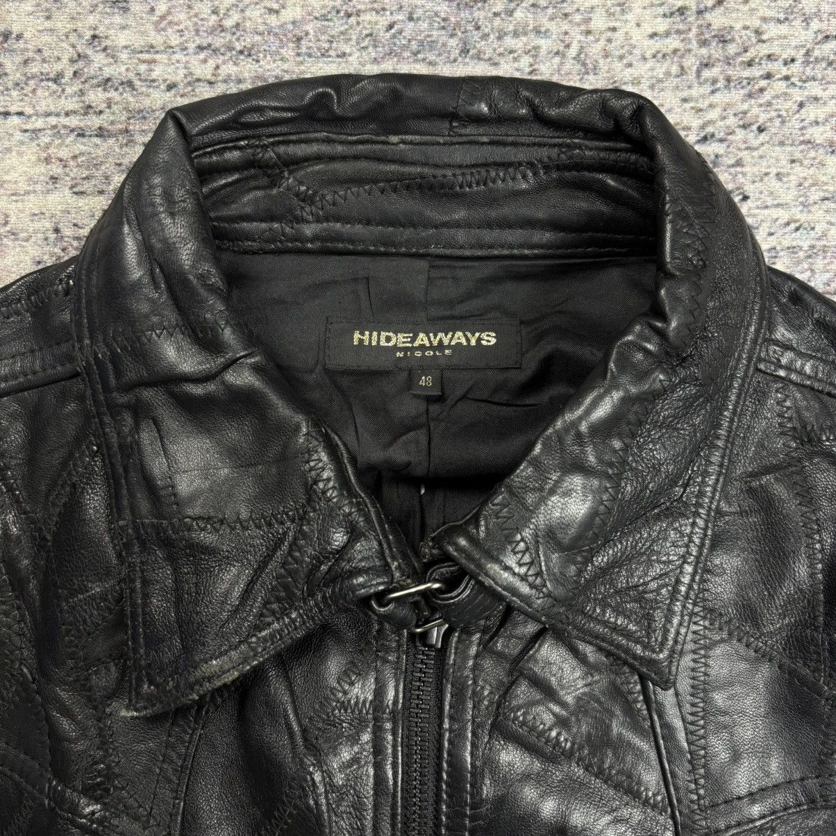 Tornado Mart Hideaways Nicole patchwork riders leather jacket vkei style Size US M / EU 48-50 / 2 - 6 Thumbnail