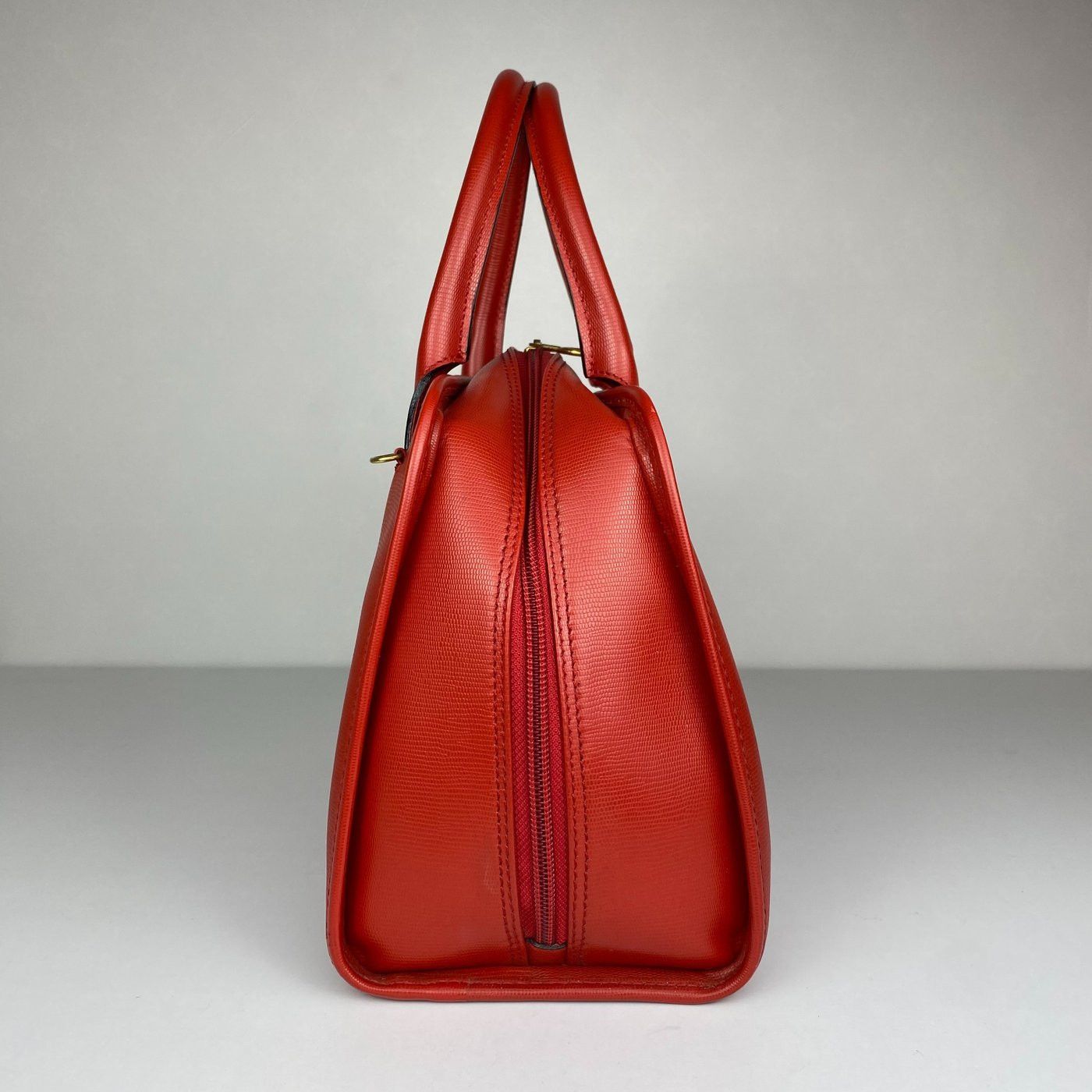 Celine Celine Red Leather 2-way Handbag Size ONE SIZE - 4 Thumbnail