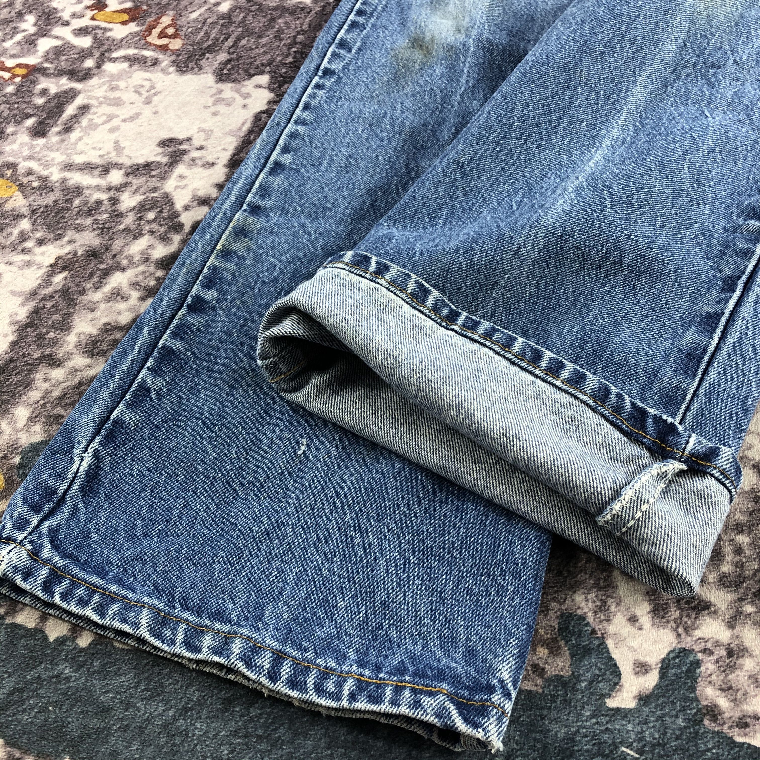 Levi's Vintage 90s Blue Wash Levis 517 Flare Jeans-JM3081 Size US 32 / EU 48 - 7 Thumbnail