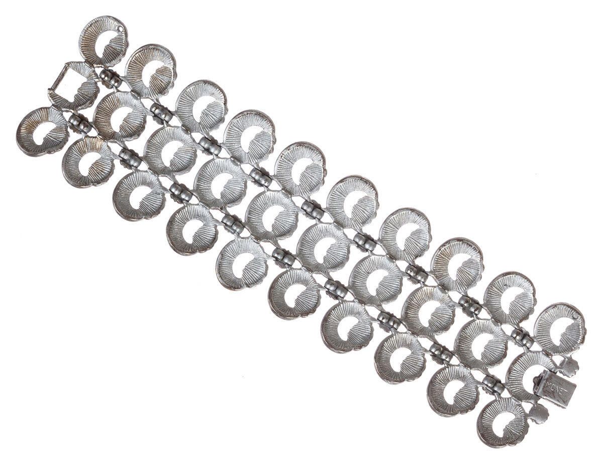 Monet Monet Egyptian Revival Inspired Silver Tone Bracelet Size ONE SIZE - 2 Thumbnail