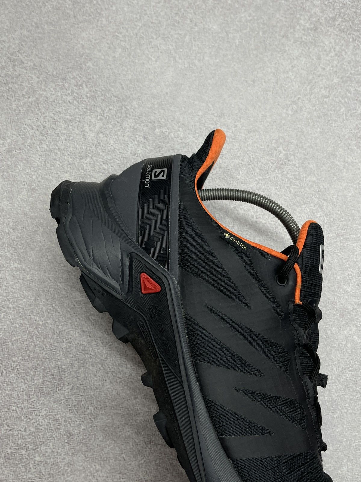Salomon Mens Salomon Supercross GTX Black Shoes Contagrip Outdoor Size US 11 / EU 44 - 7 Thumbnail