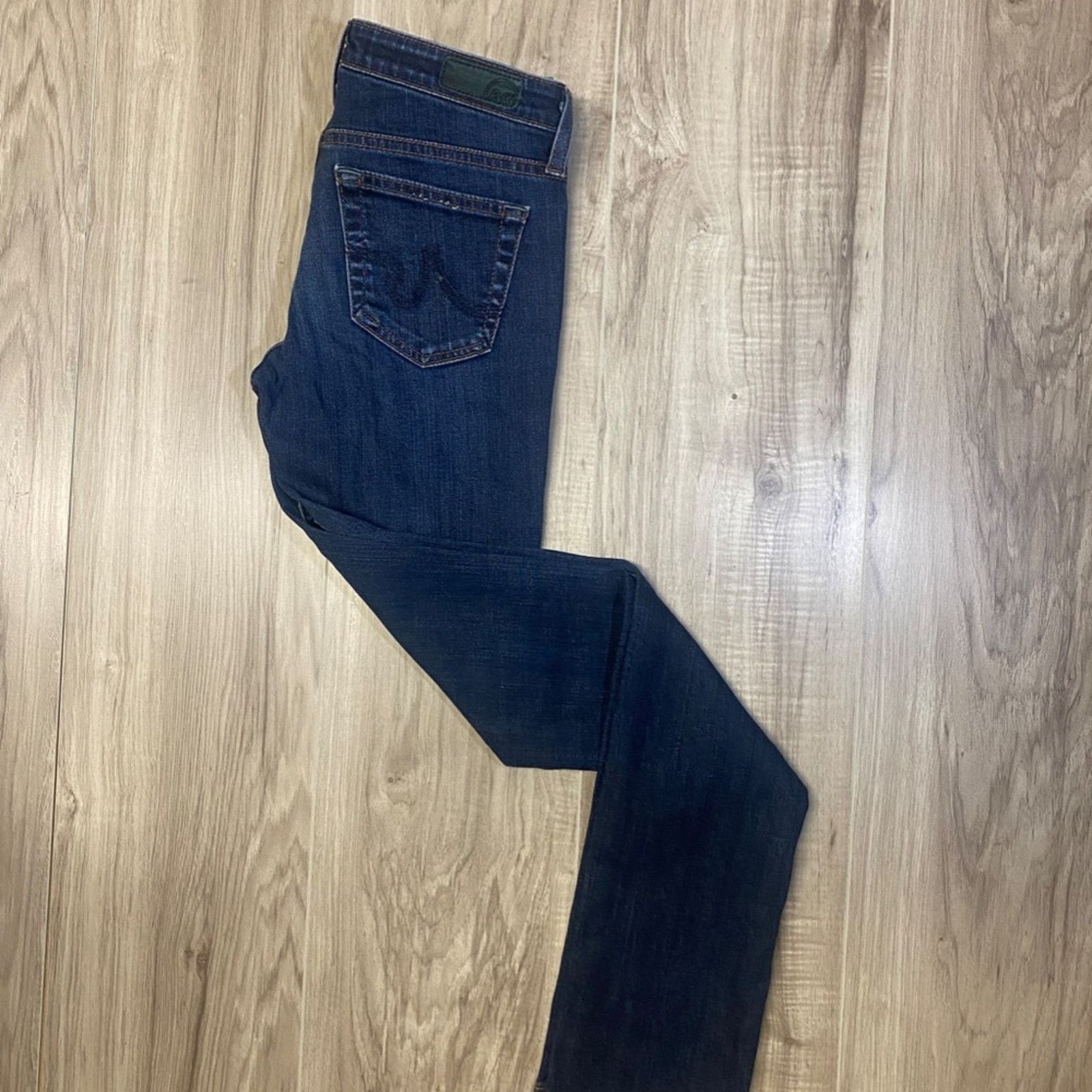 AG Adriano Goldschmied AG Adriano Goldschmied The Stevie Slim Straight - 25R Size 25" / US 0 / IT 36 - 4 Thumbnail