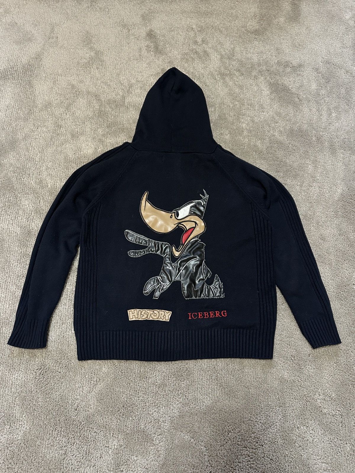 パーカー・フーディ ICE B ICEBERG Men Hoodies E60A 63349000 Black Iceberg ICE B ICEBERG Men Hoodies E60A 63349000 Black | Grailed