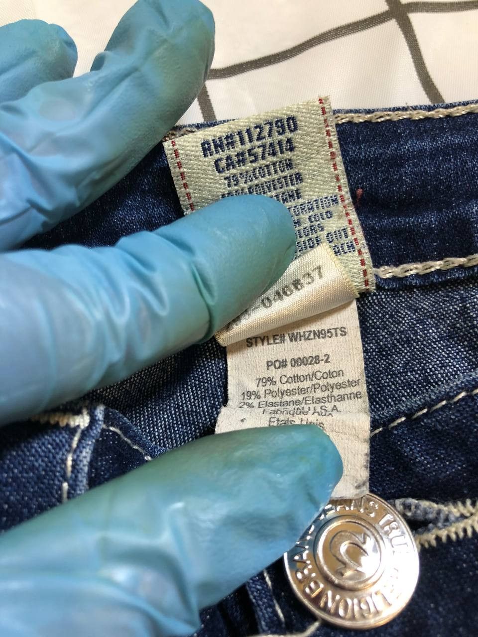 True Religion True Relion Johnny Dark Blue Wash Denim Jeans Women Size 28" / US 6 / IT 42 - 14 Thumbnail