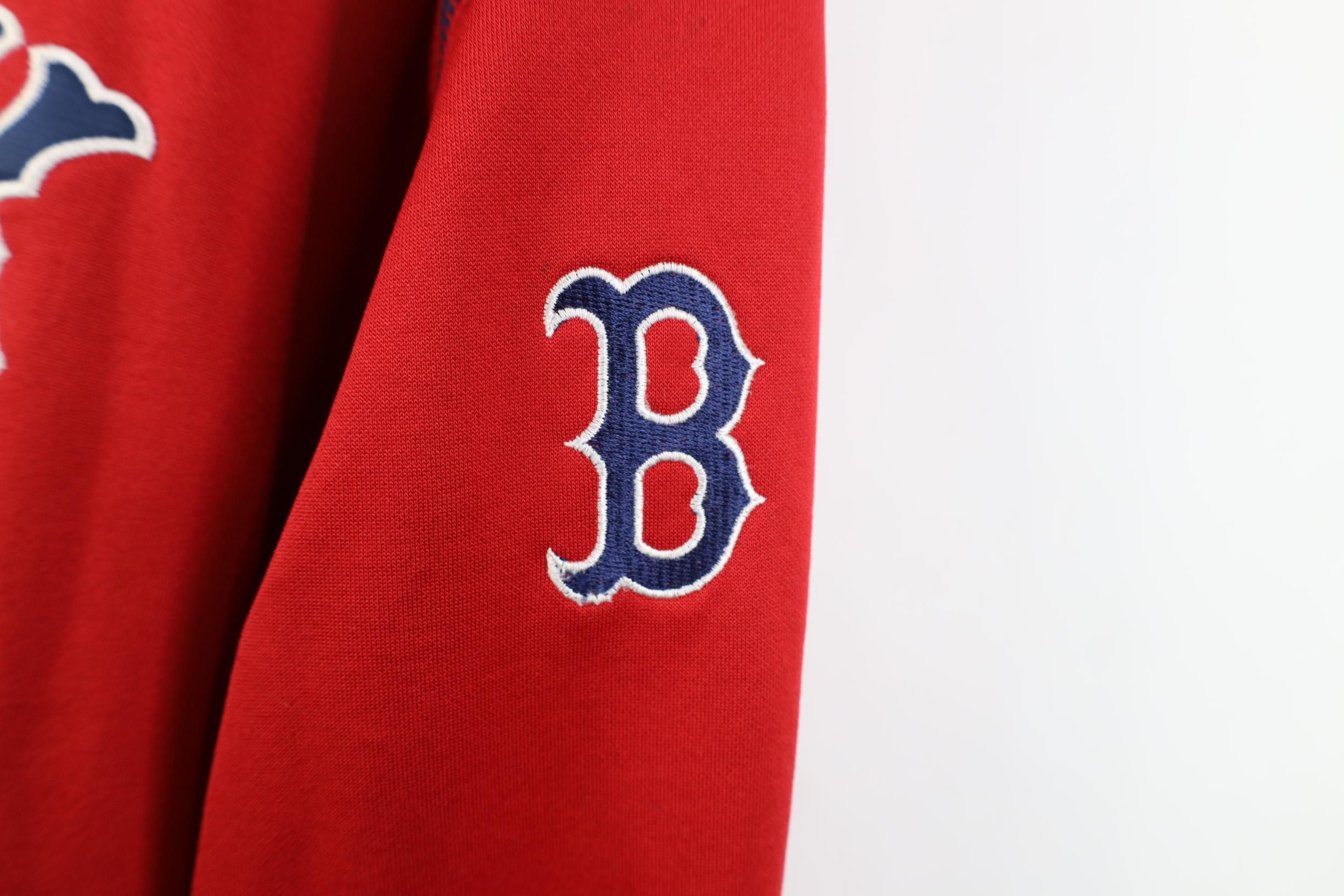 Nike Nike Scott Center Swoosh Boston Red Sox Baseball Hoodie Size US XL / EU 56 / 4 - 4 Thumbnail
