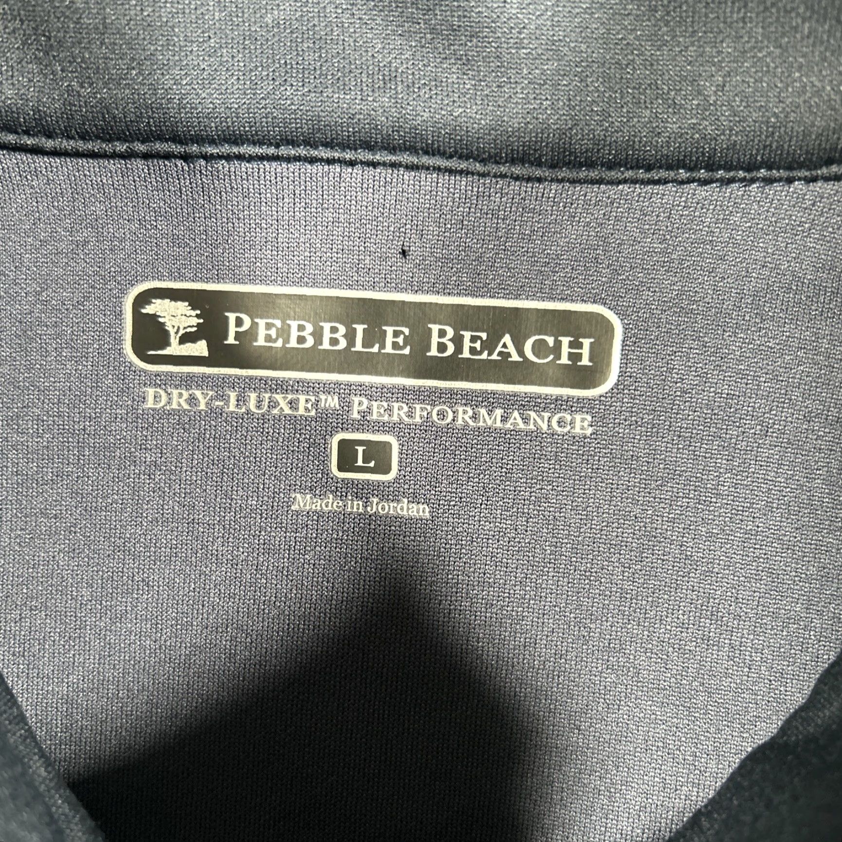 Vintage Pebble Beach Dry Luxe Performance Sweatshirt Mens L Blue Camo 1/4 Zip Pullover Size US L / EU 52-54 / 3 - 3 Thumbnail