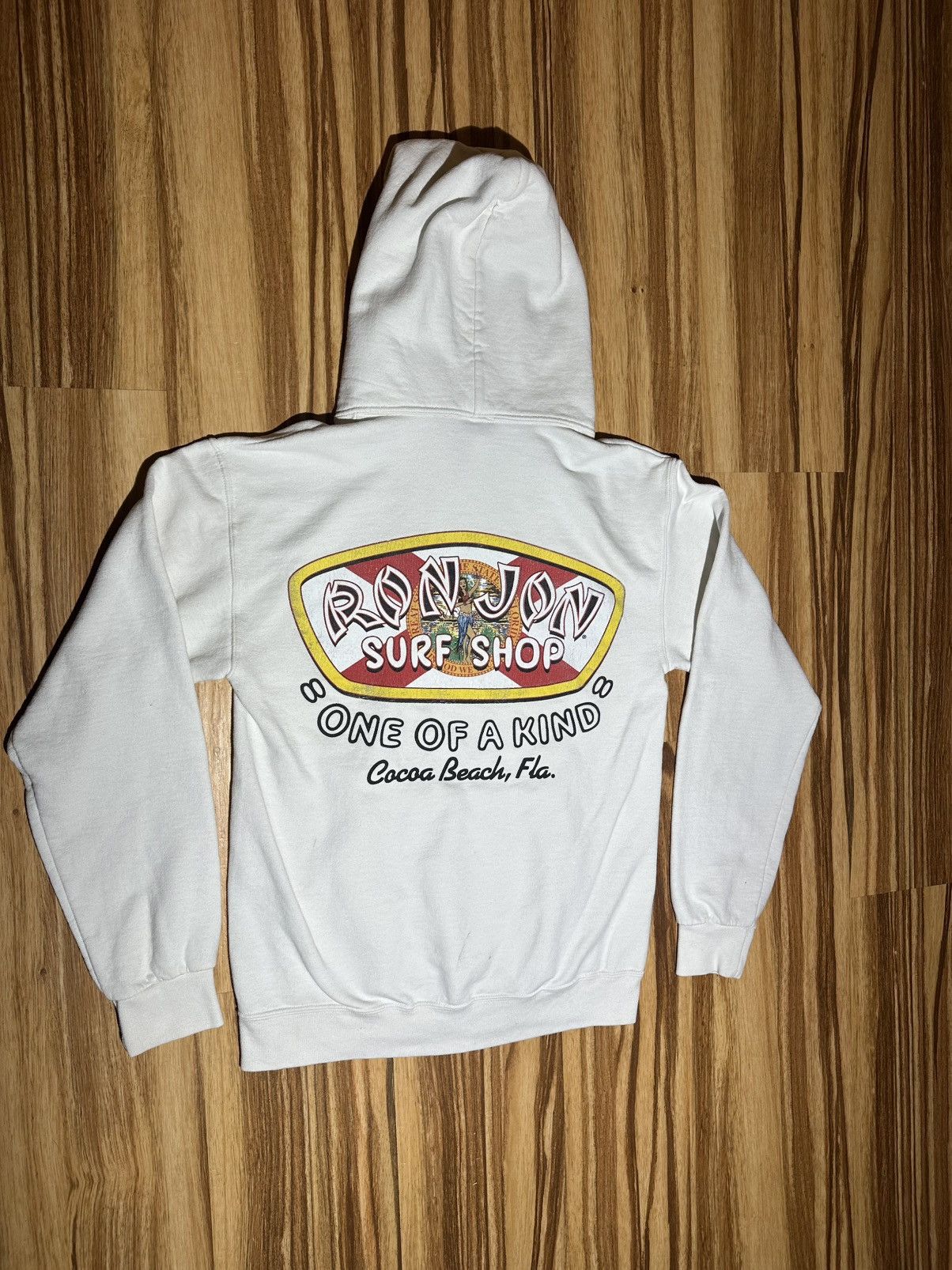 Ron Jon Surf Shop Ron Jon Surf Shop Hawaiian dancer White Hoodie Size US S / EU 44-46 / 1 - 10 Thumbnail