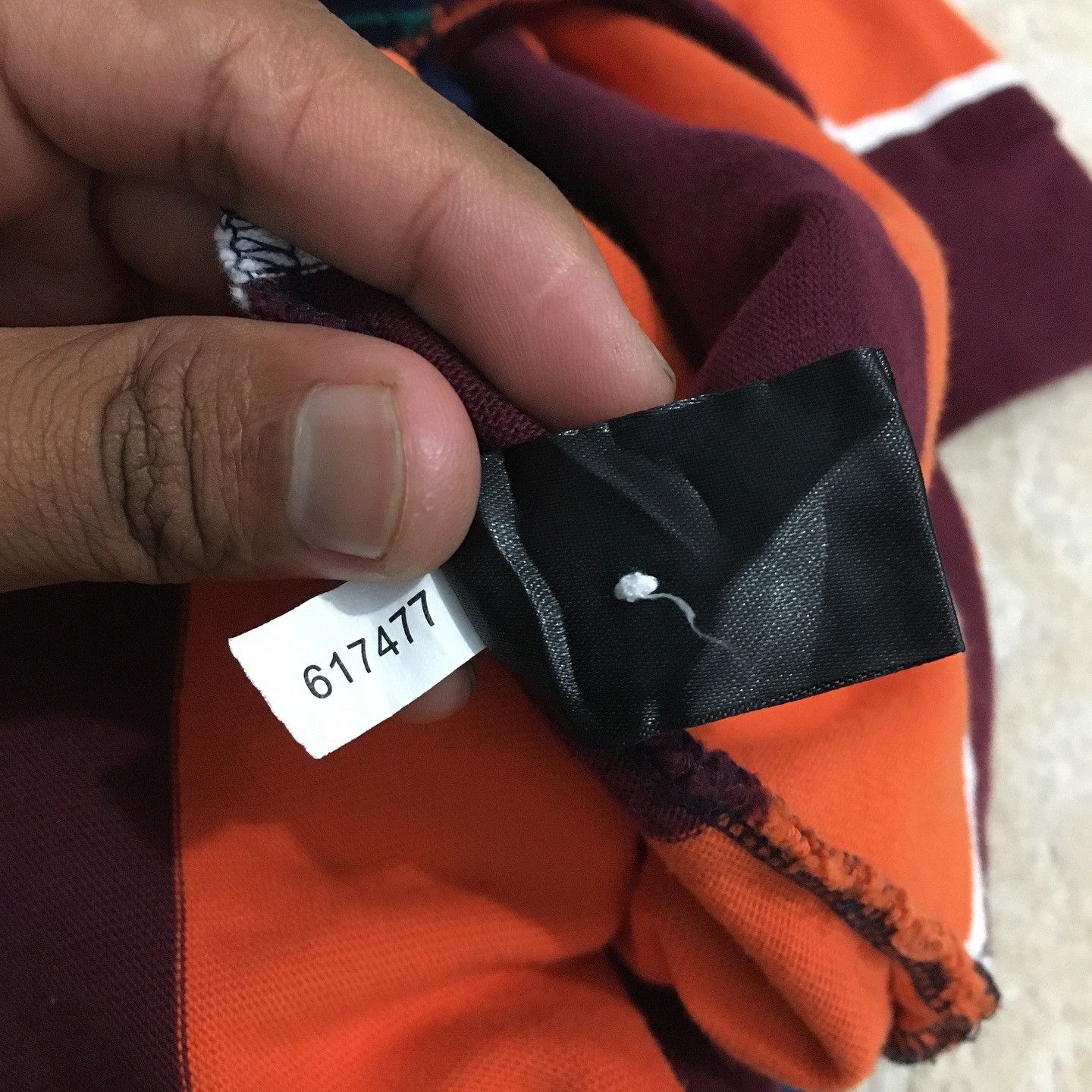 Designer Par Simons Polo Rugby Shirt Two Tone Size US L / EU 52-54 / 3 - 15 Thumbnail