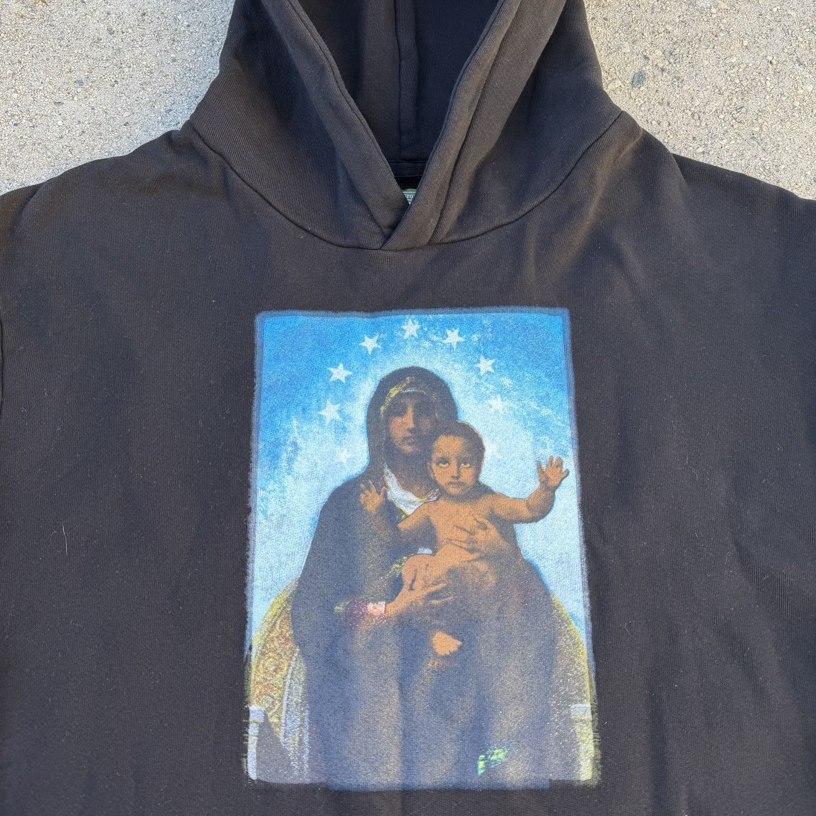 DENIM TEARS × Hypebeast Denim Tears In The Arms Of The Black Madonna Hoodie Size US XXL / EU 58 / 5 - 2 Thumbnail