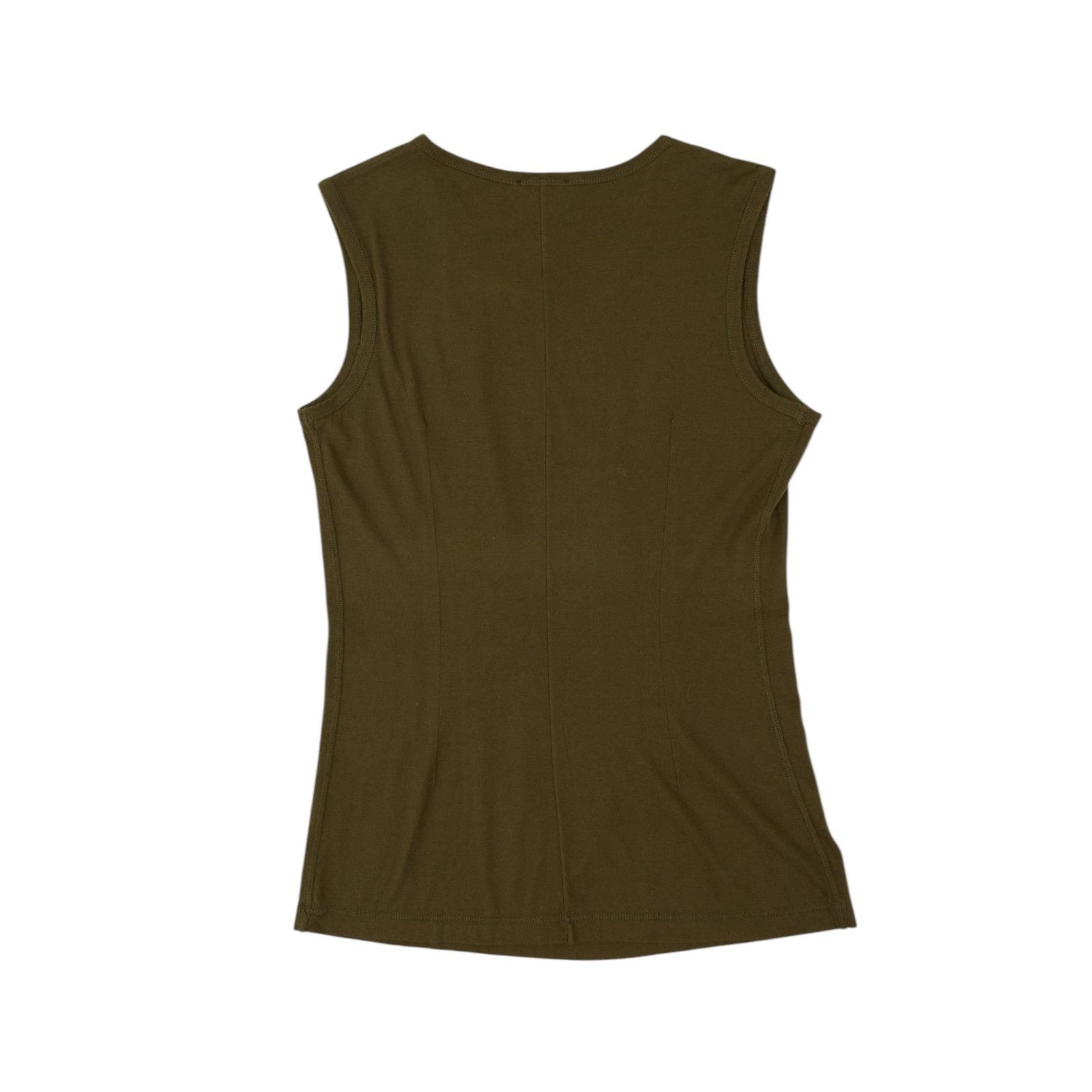 Ann Demeulemeester Dark Green Sleeveless Top Size XS / US 0-2 / IT 36-38 - 2 Thumbnail