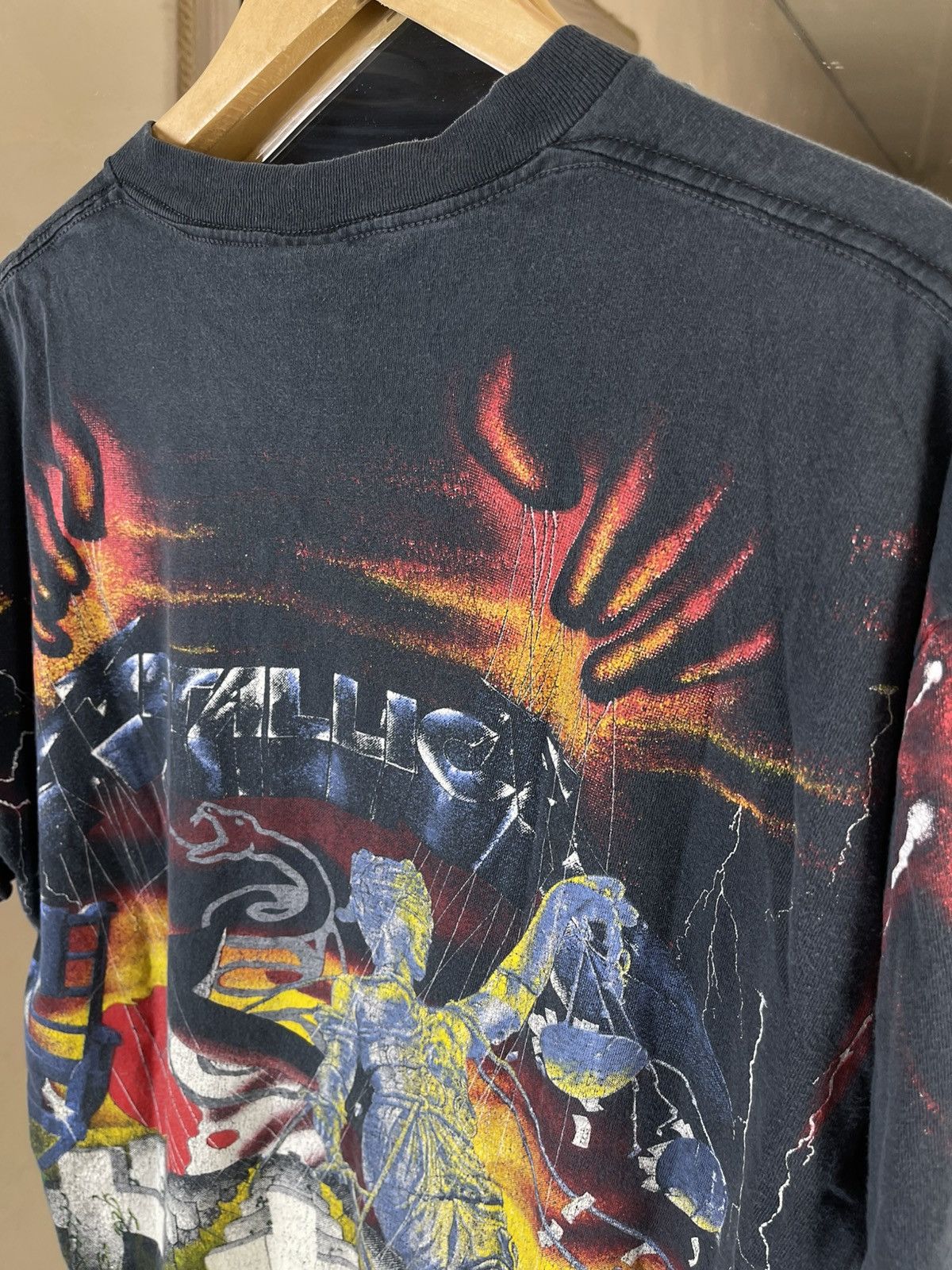 Other 1991 Metallica AOP Wild Oats Rare Vintage Pushead Graphic Size US XL / EU 56 / 4 - 13 Thumbnail