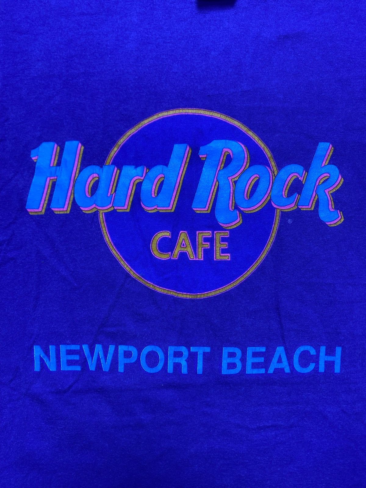 Hard Rock Cafe VINTAGE HARD ROCK CAFE NEWPORT BEACH TEE Size US L / EU 52-54 / 3 - 8 Thumbnail