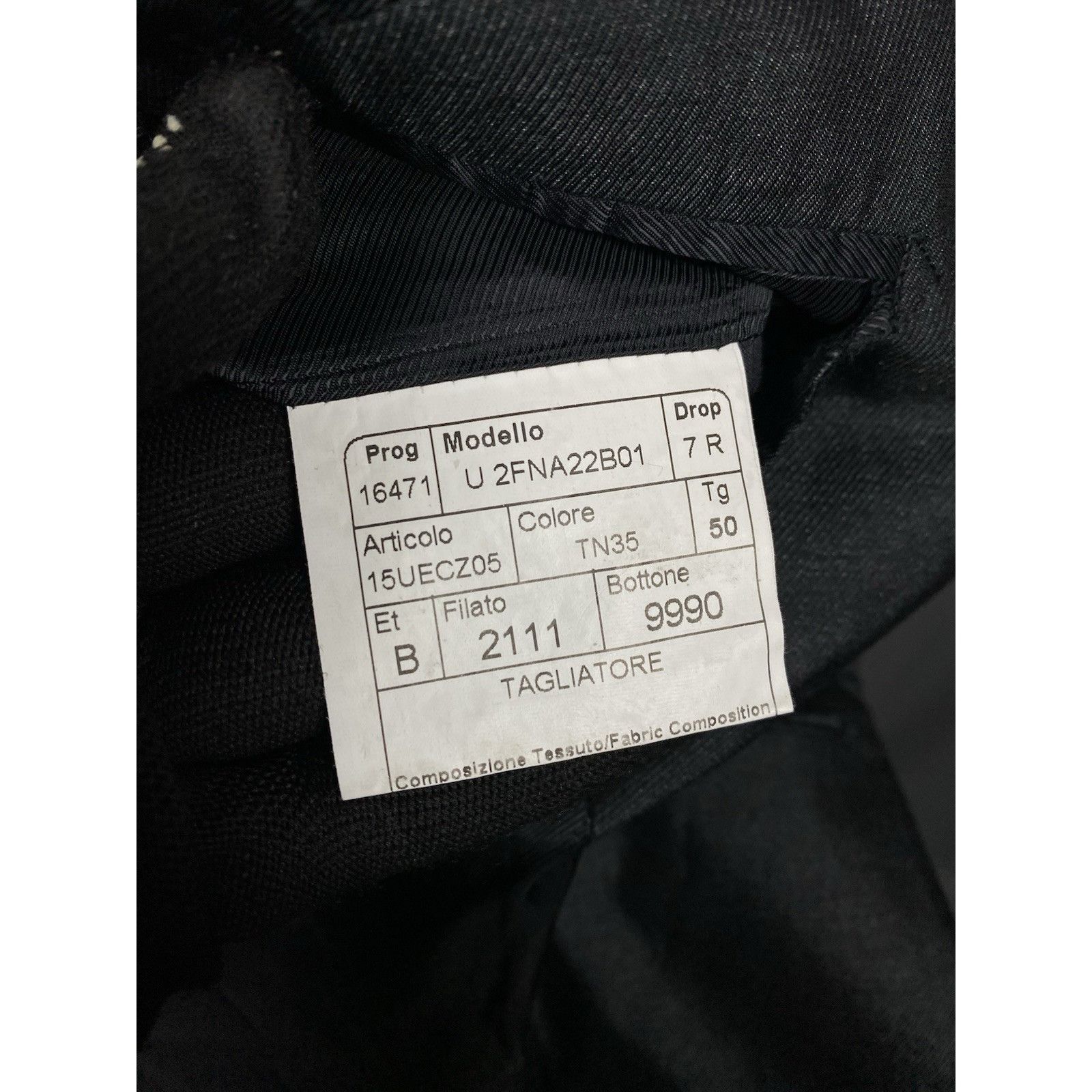 Tagliatore MINT! Tagliatore Men's Gray Slim Silk Cotton Blazer Jacket Size 50R - 11 Thumbnail
