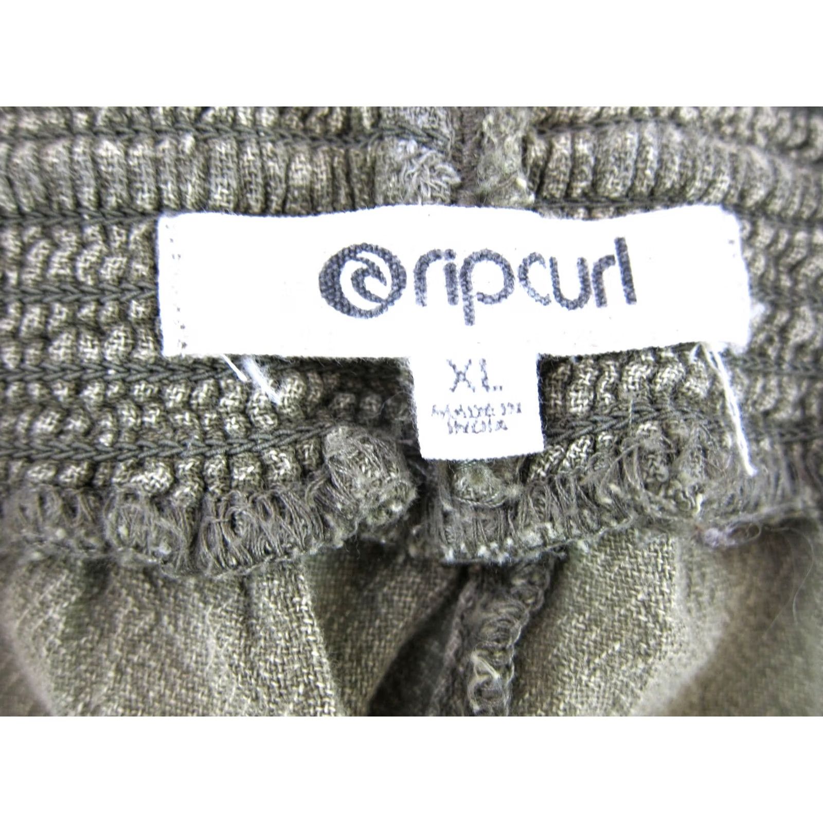 Rip Curl Rip Curl Army Green 100% Cotton Gauze Pocket Jogger Pant Women Size XL Size 40" / US 18 - 3 Thumbnail
