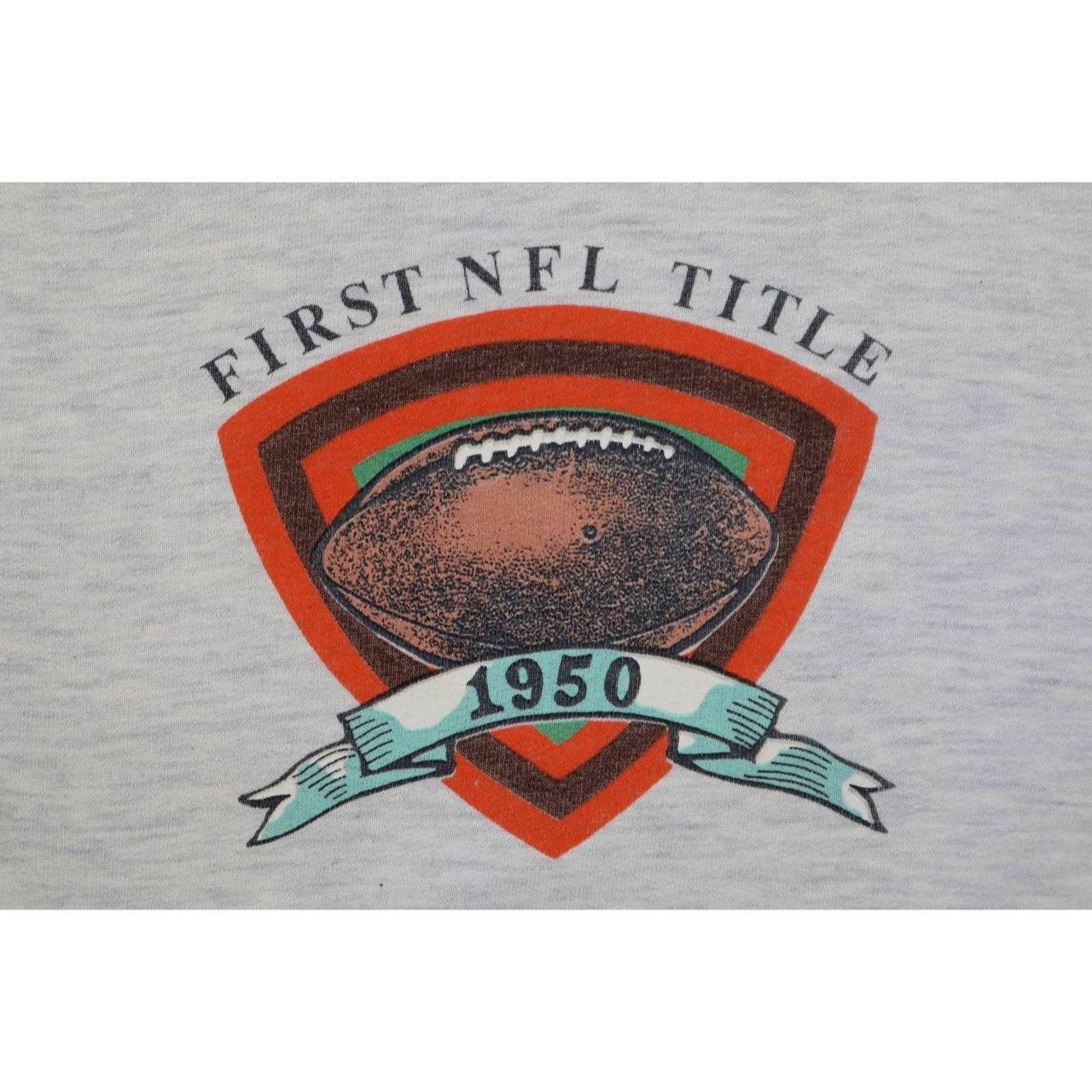 Vintage Vintage Long Gone Cleveland Browns NFL Crewneck Sweatshirt Size US L / EU 52-54 / 3 - 9 Thumbnail