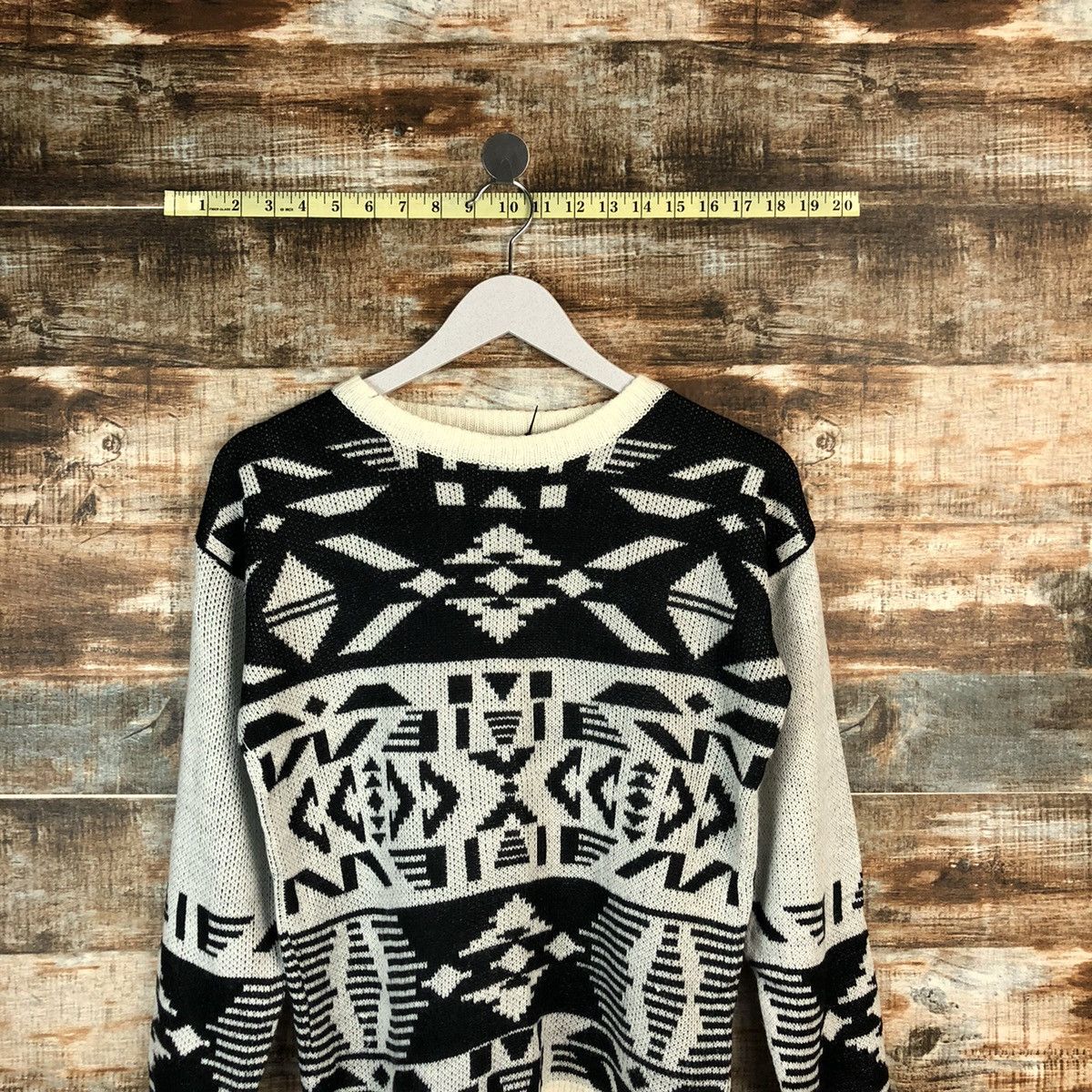Homespun Knitwear × Japanese Brand Earth & Music Econology Black Knitwear #A1714 Size US S / EU 44-46 / 1 - 2 Thumbnail