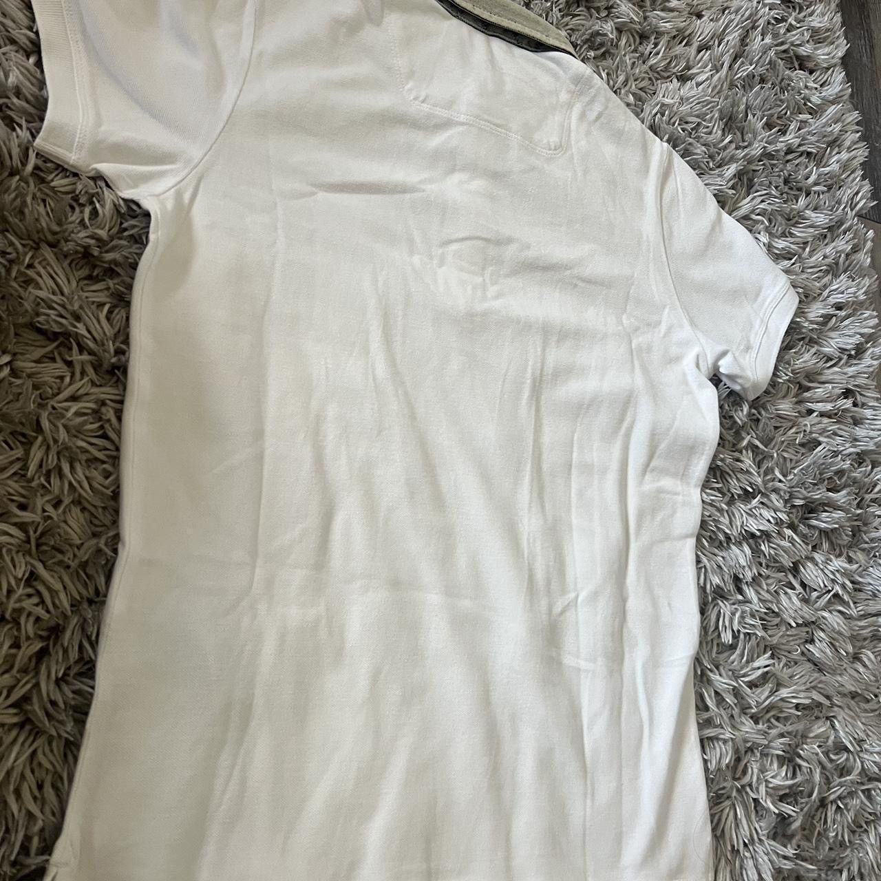Diesel DIESEL White Polo w/ Denim Collar Size US S / EU 44-46 / 1 - 4 Thumbnail